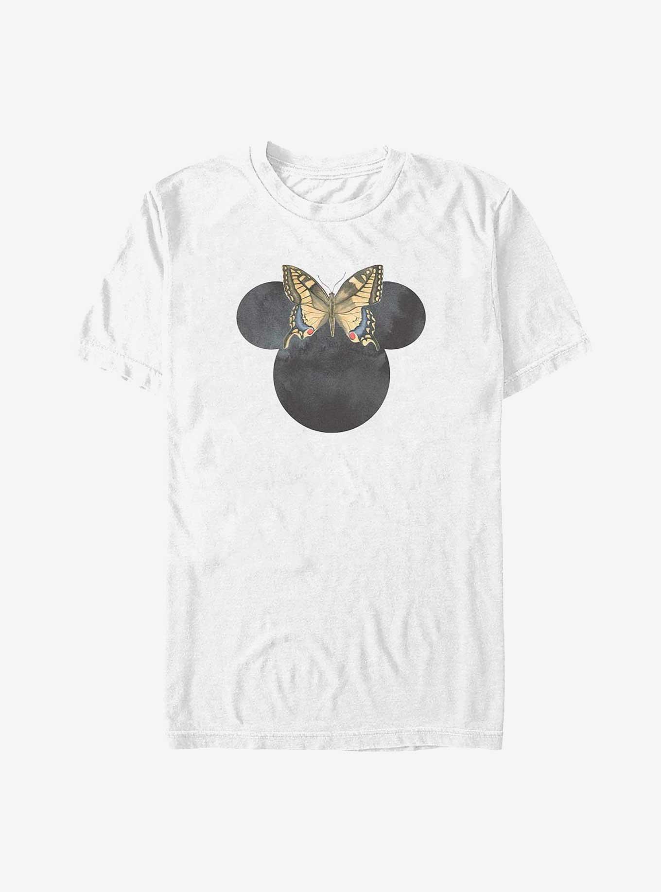 Disney Minnie Mouse Butterfly Bow Big & Tall T-Shirt, WHITE, hi-res