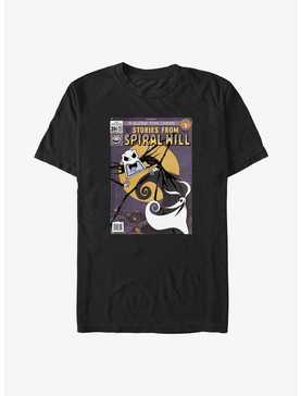 Disney The Nightmare Before Christmas Spiral Hill Comic Jack and Zero Big & Tall T-Shirt, , hi-res