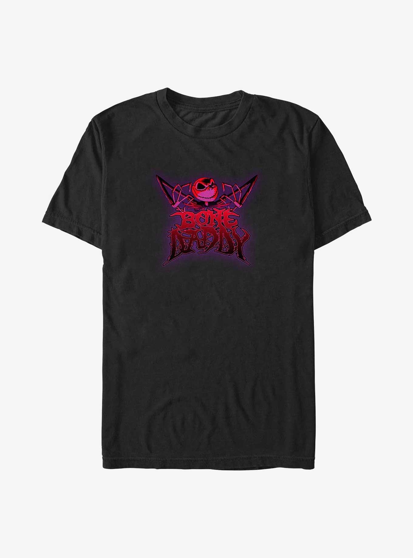 Disney The Nightmare Before Christmas Bone Daddy Jack Skellington Big & Tall T-Shirt, BLACK, hi-res