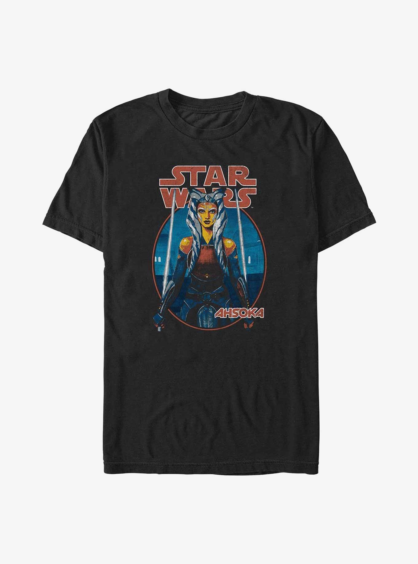 Star Wars Ahsoka Battle Ready Big & Tall T-Shirt, BLACK, hi-res
