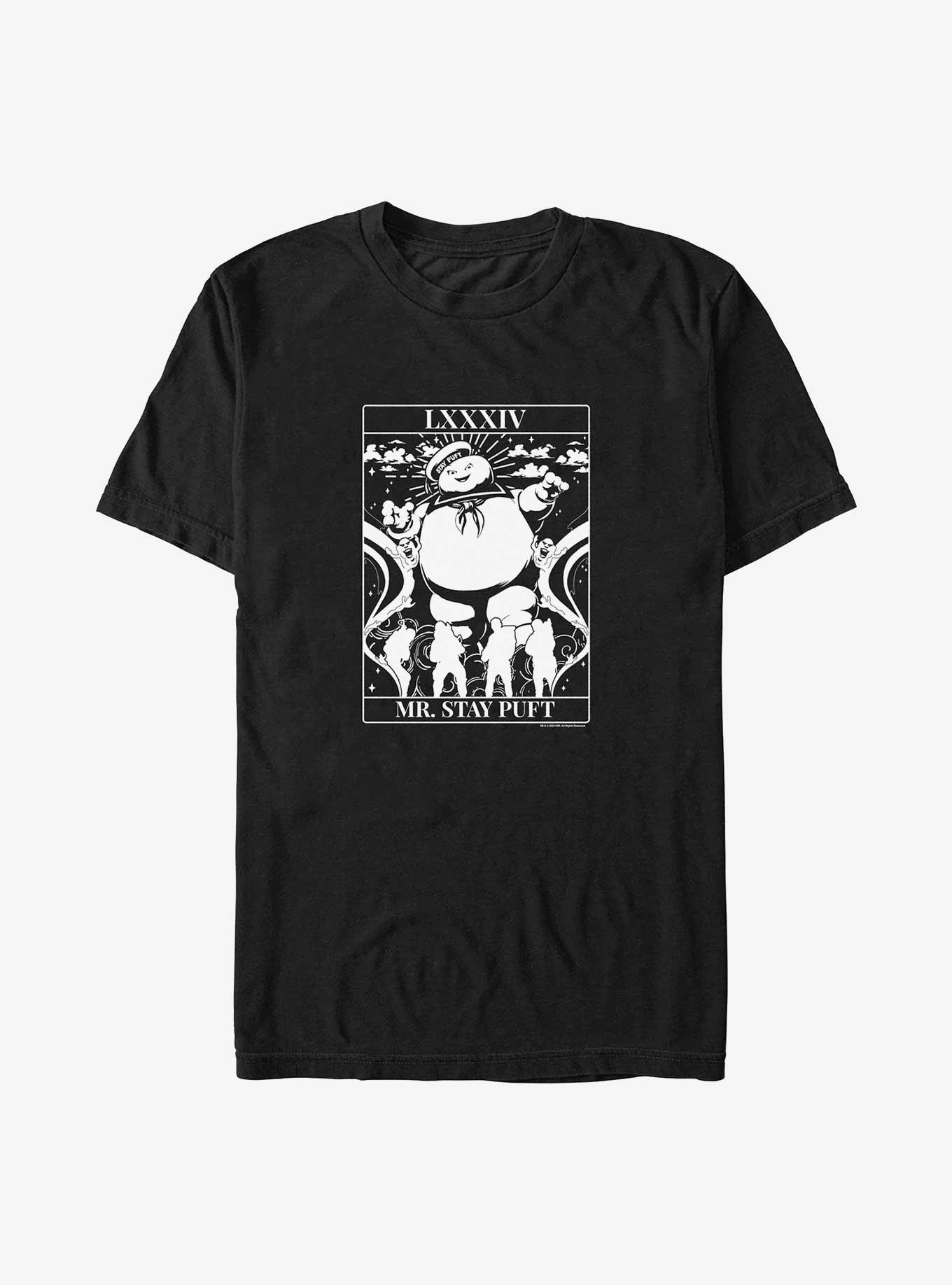 Ghostbusters Stay Puft Tarot Big & Tall T-Shirt, BLACK, hi-res