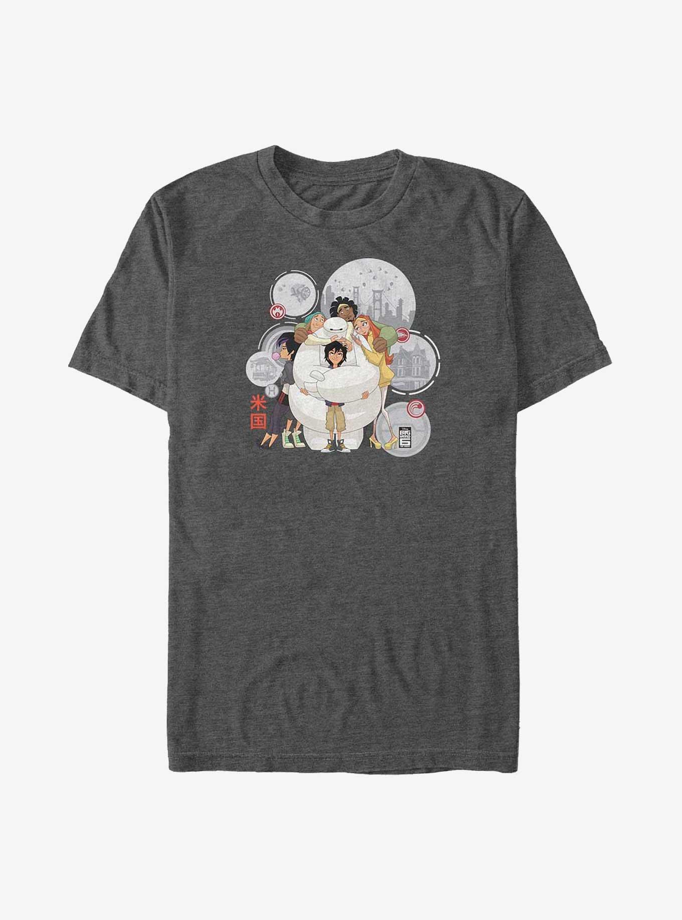 Disney Pixar Big Hero 6 Baymax Hugs Big & Tall T-Shirt, , hi-res