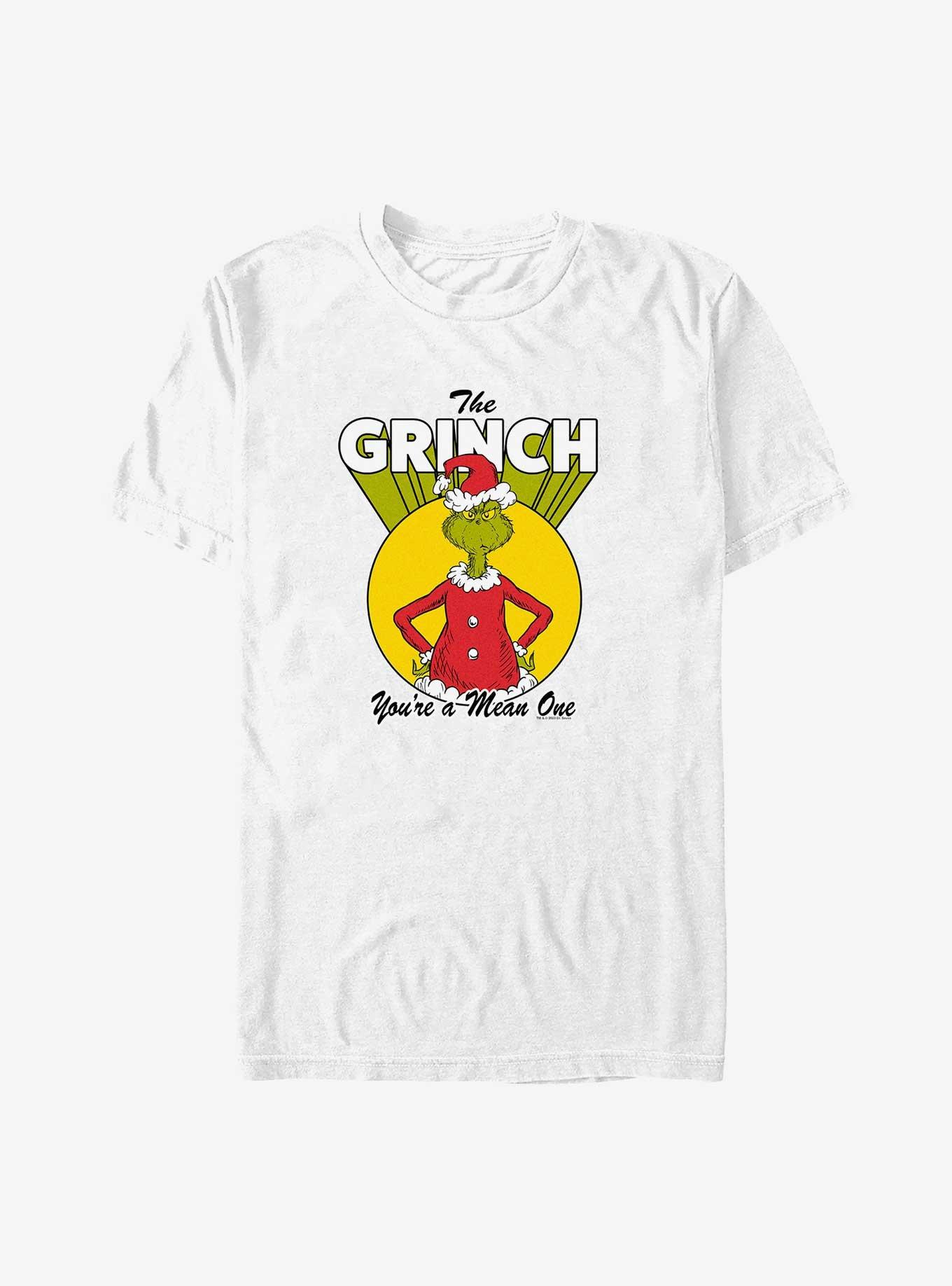 Dr. Seuss The Grinch Who Stole Christmas You're A Mean One Big & Tall T-Shirt, , hi-res