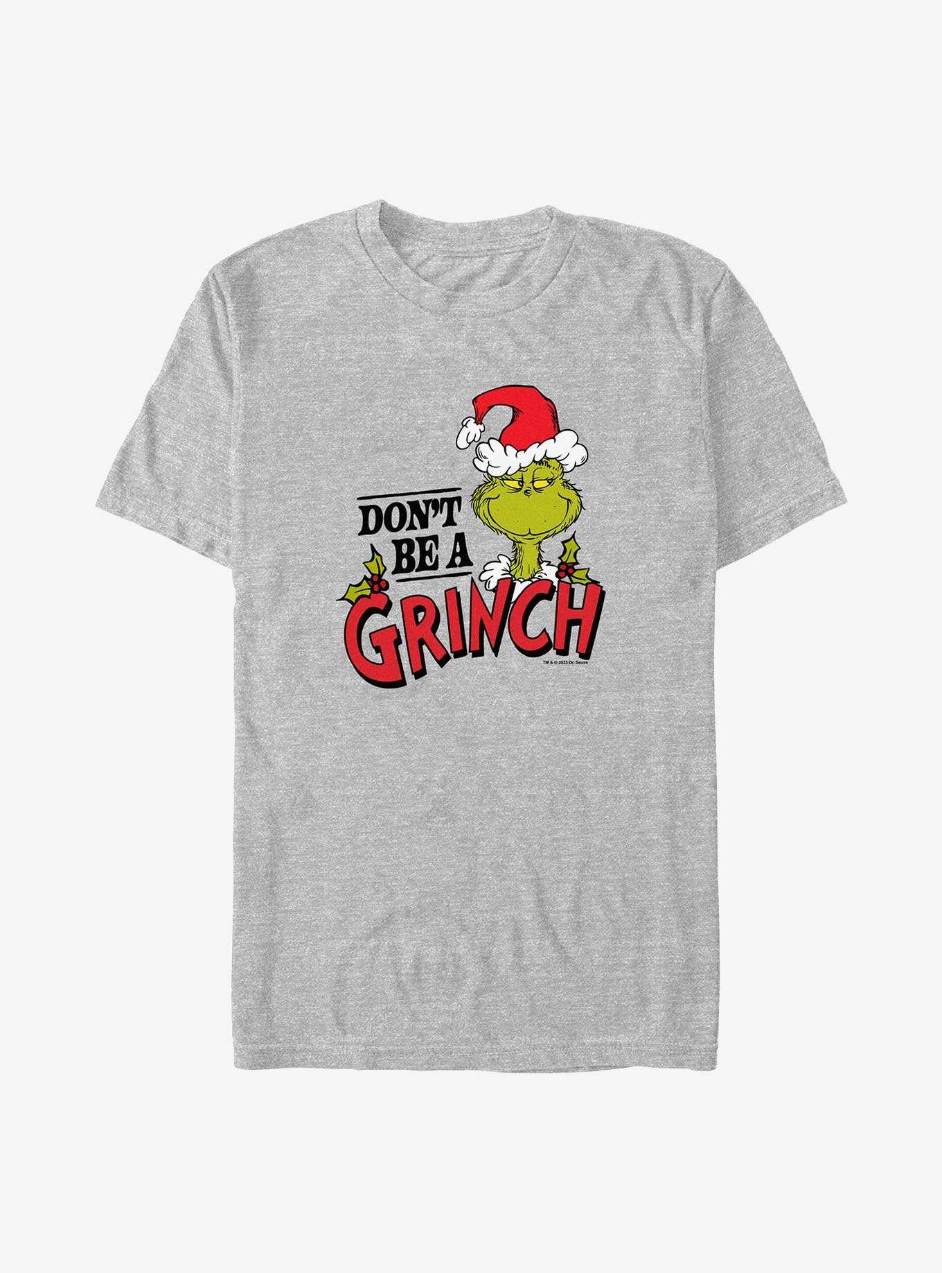 Dr. Seuss The Grinch Who Stole Christmas Don't Be A Grinch Big & Tall T-Shirt, , hi-res