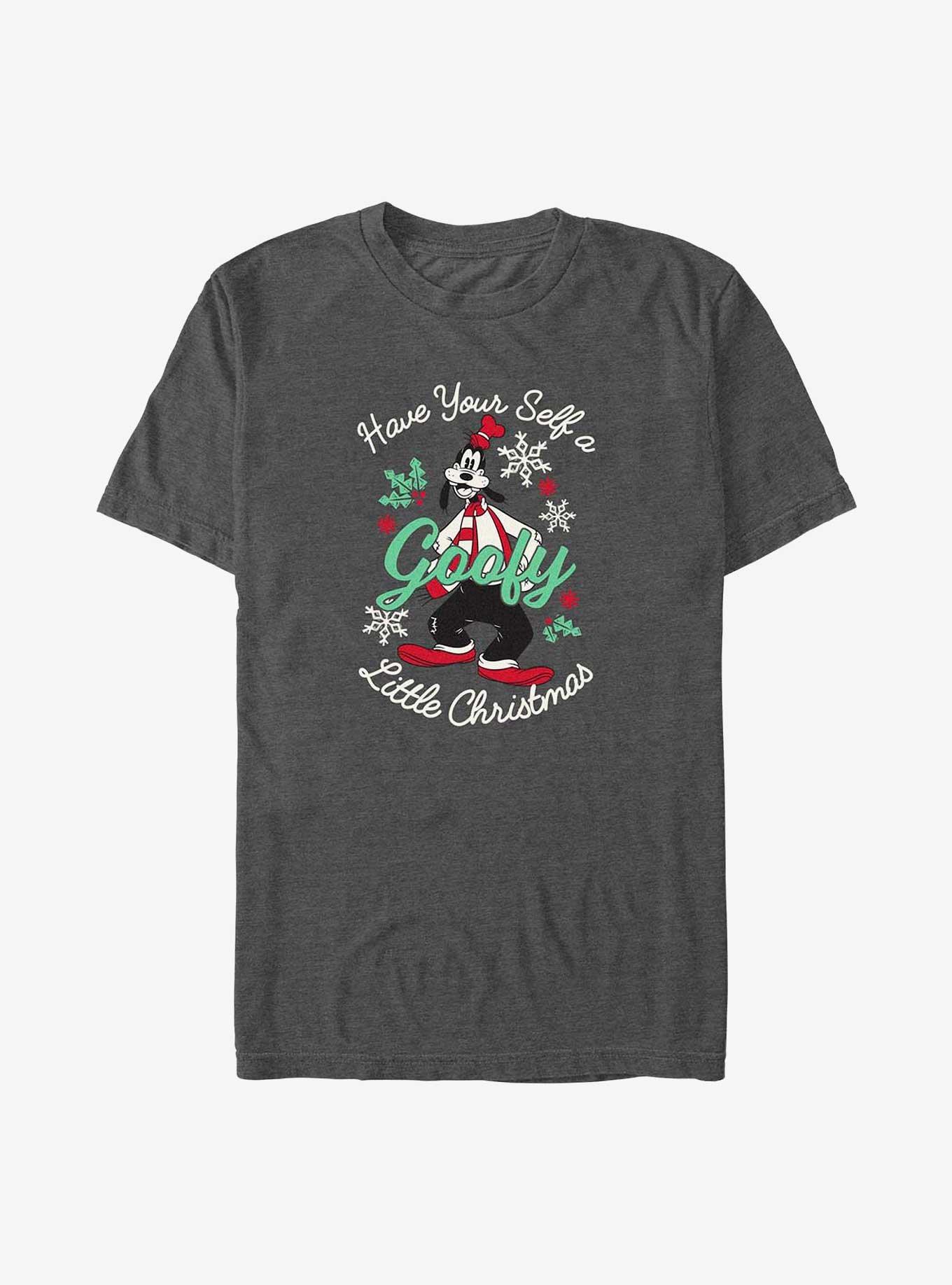 Disney Goofy Little Christmas Big & Tall T-Shirt, CHAR HTR, hi-res