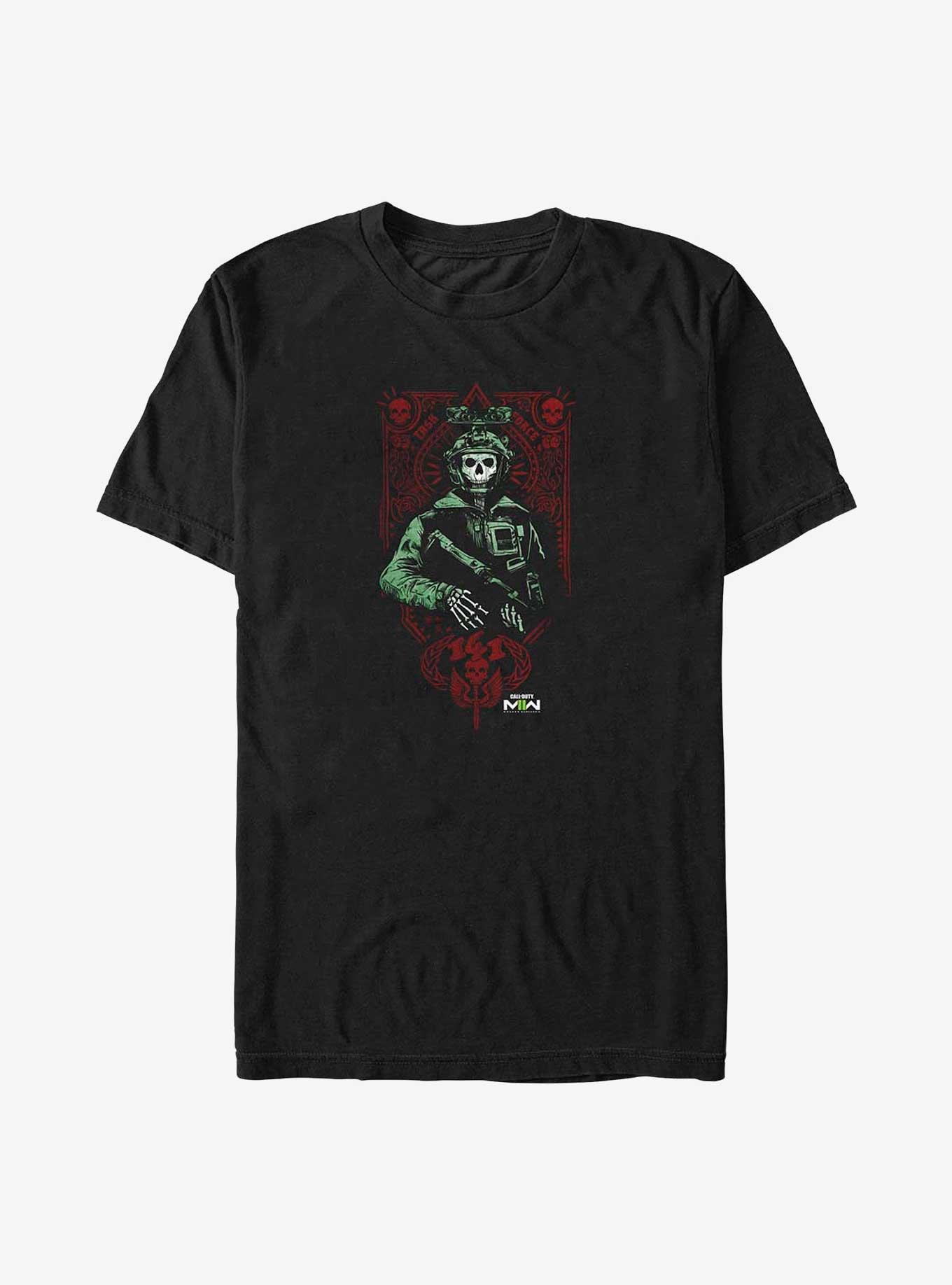 Call Of Duty Cartel Ghost Big & Tall T-Shirt, BLACK, hi-res