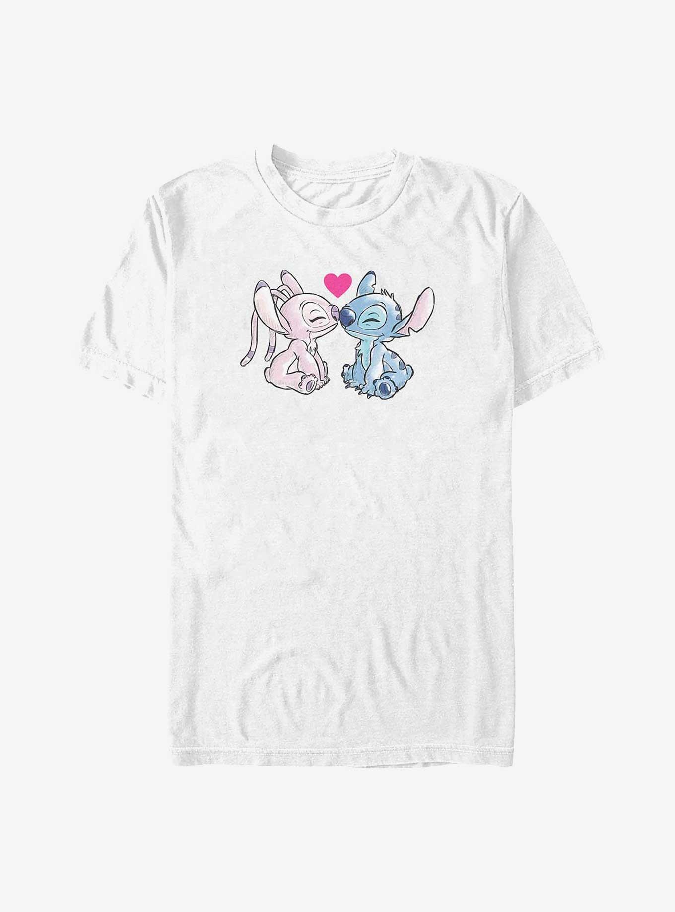 Disney Lilo & Stitch You Are My Angel Big & Tall T-Shirt, WHITE, hi-res