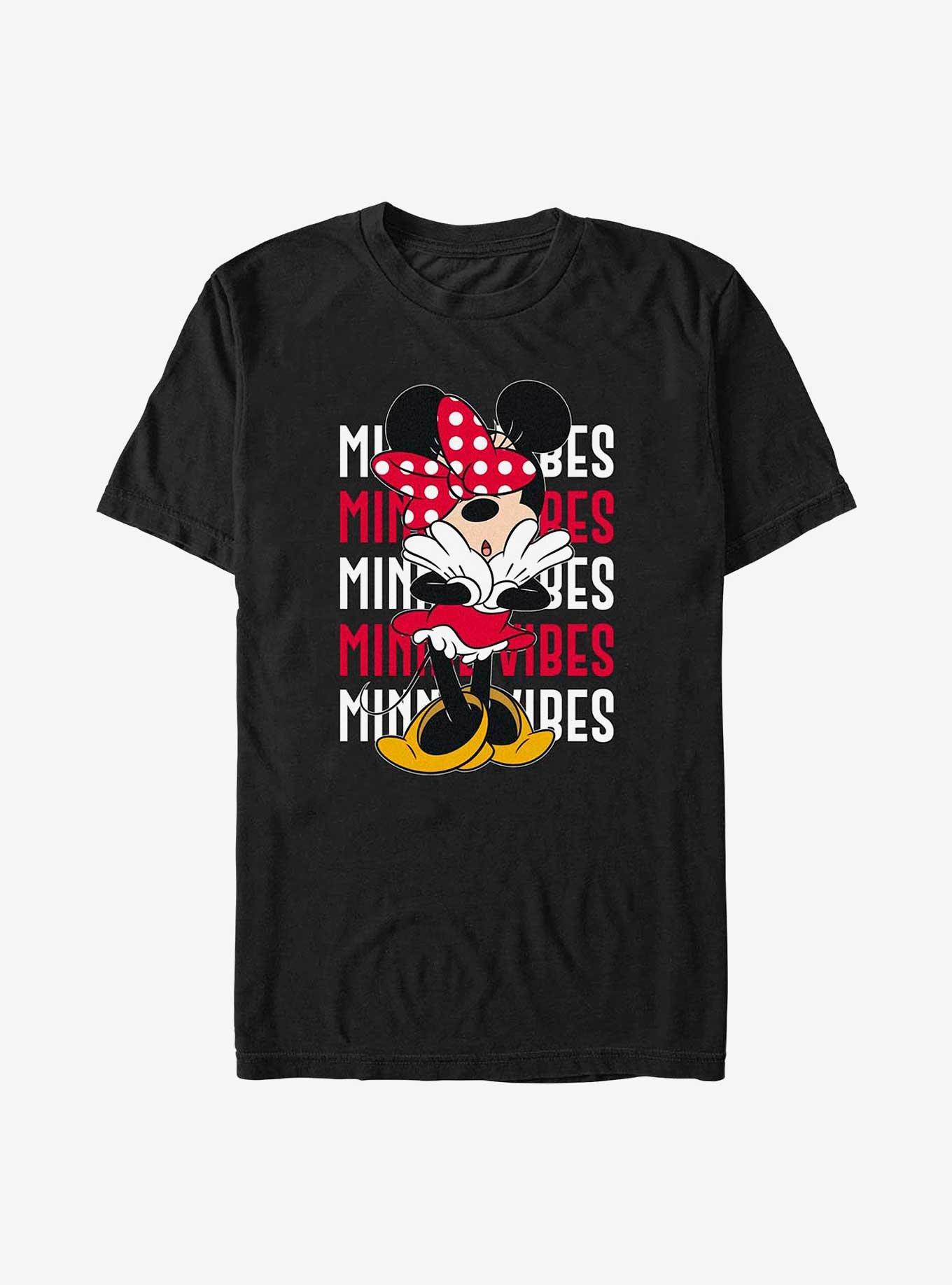 Disney Minnie Mouse Minnie Vibes Big & Tall T-Shirt, BLACK, hi-res