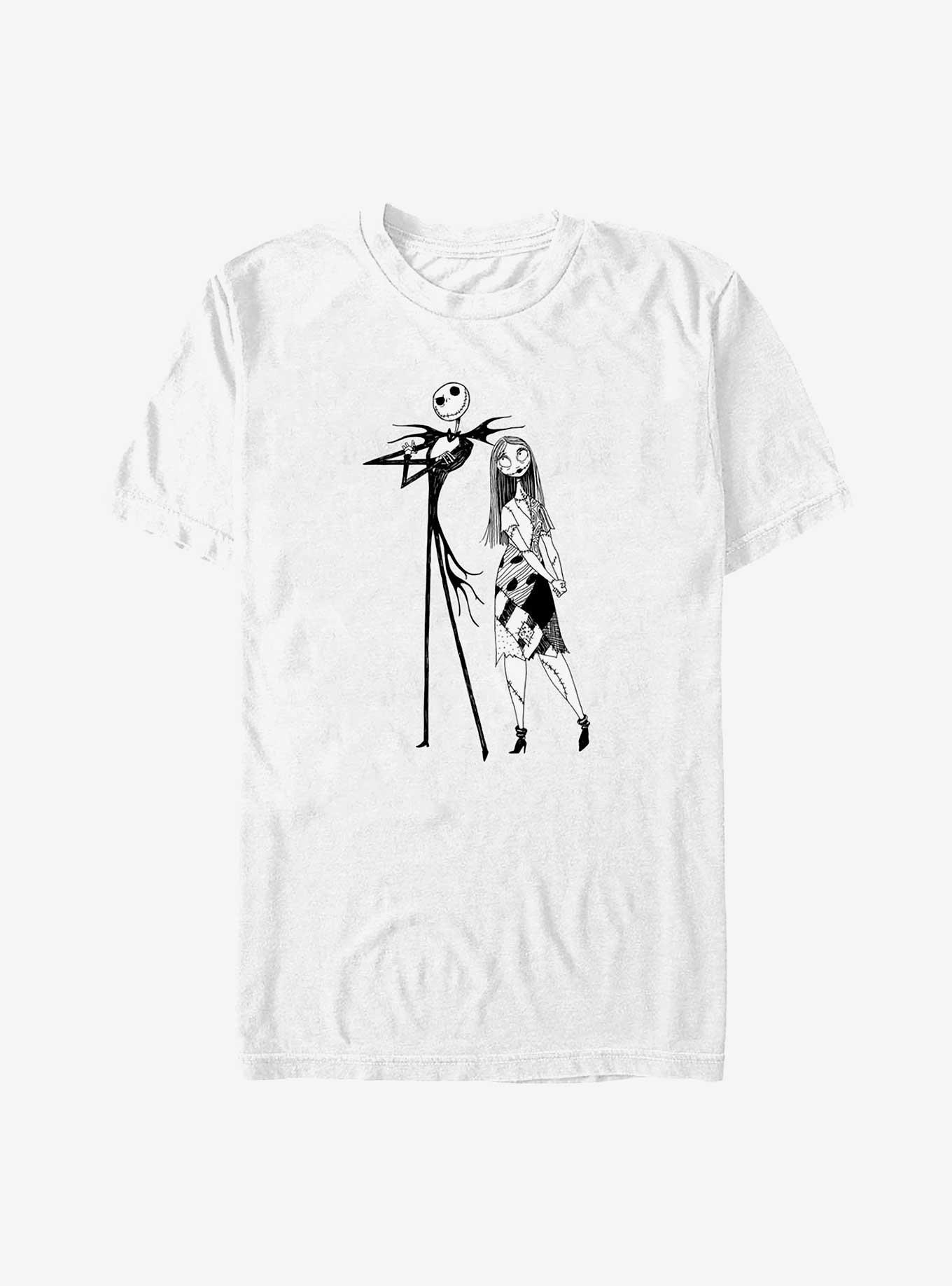 Disney The Nightmare Before Christmas Jack and Sally Big & Tall T-Shirt, , hi-res