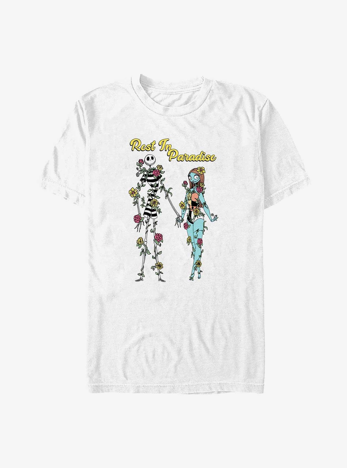Disney The Nightmare Before Christmas Jack and Sally Rest In Paradise Big & Tall T-Shirt, , hi-res