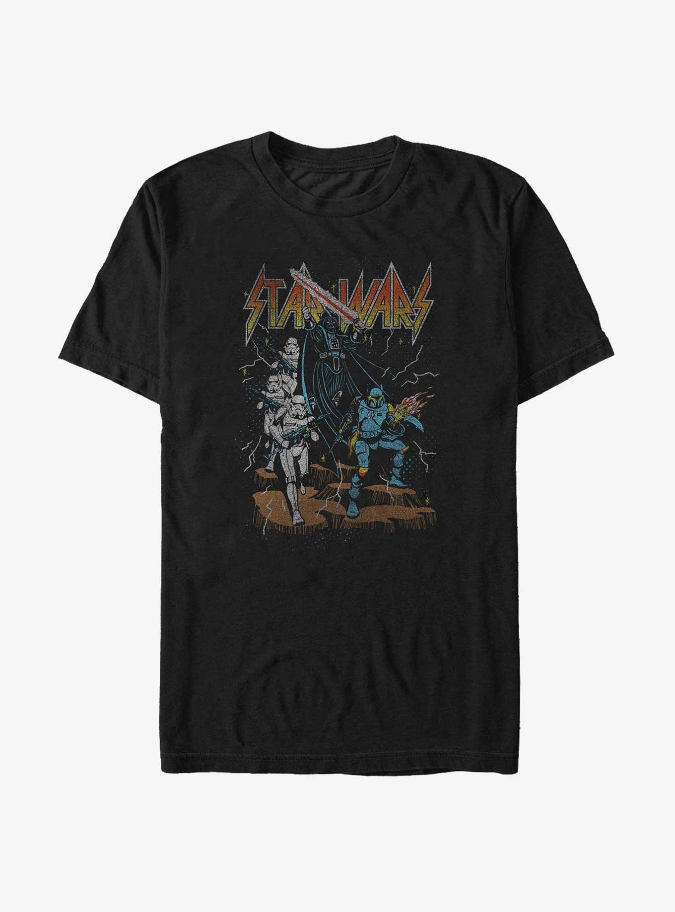 Star Wars Metal Wars Big & Tall T-Shirt, BLACK, hi-res