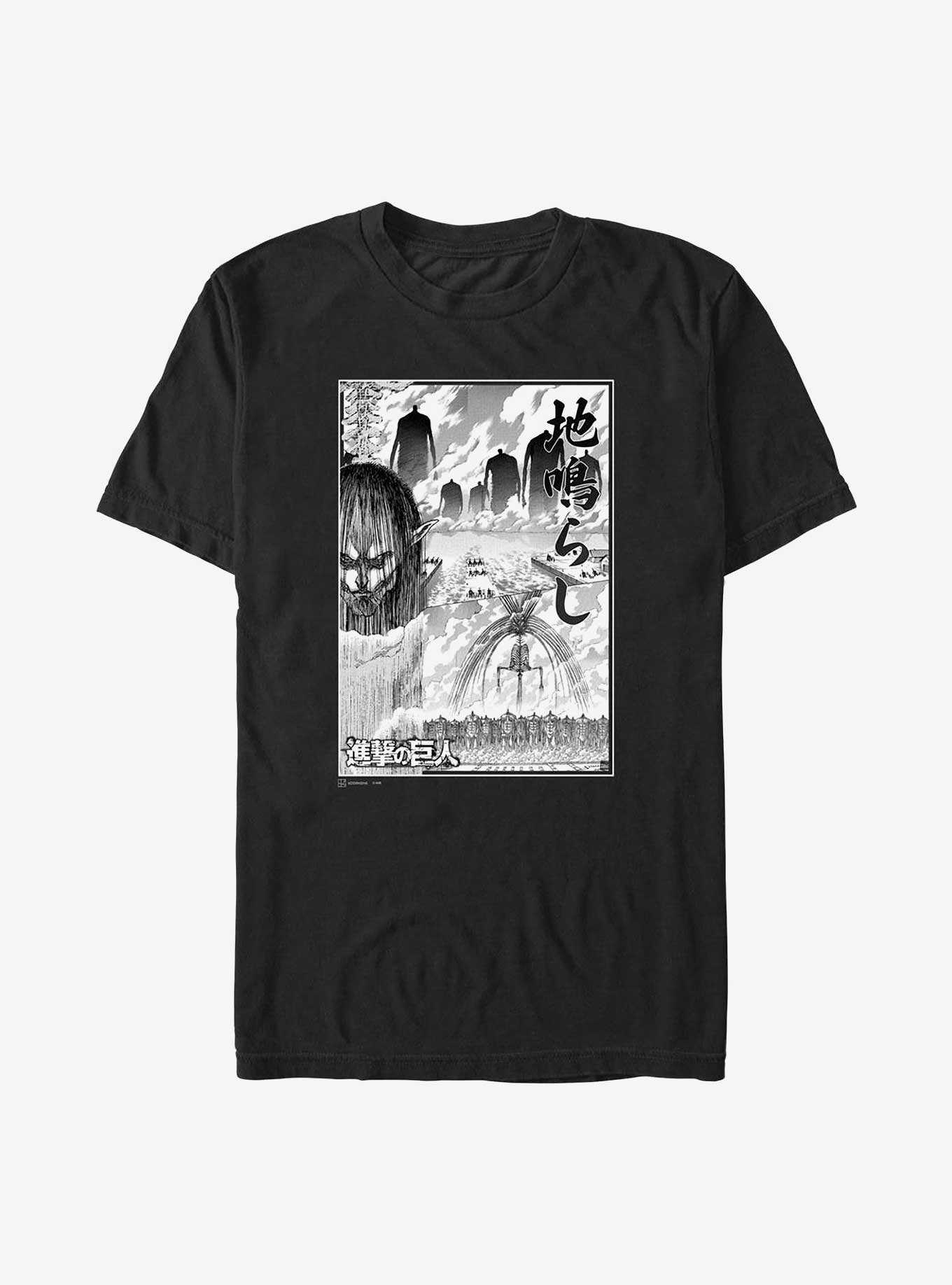 Attack On Titan The Rumbling Collage Poster Big & Tall T-Shirt, , hi-res