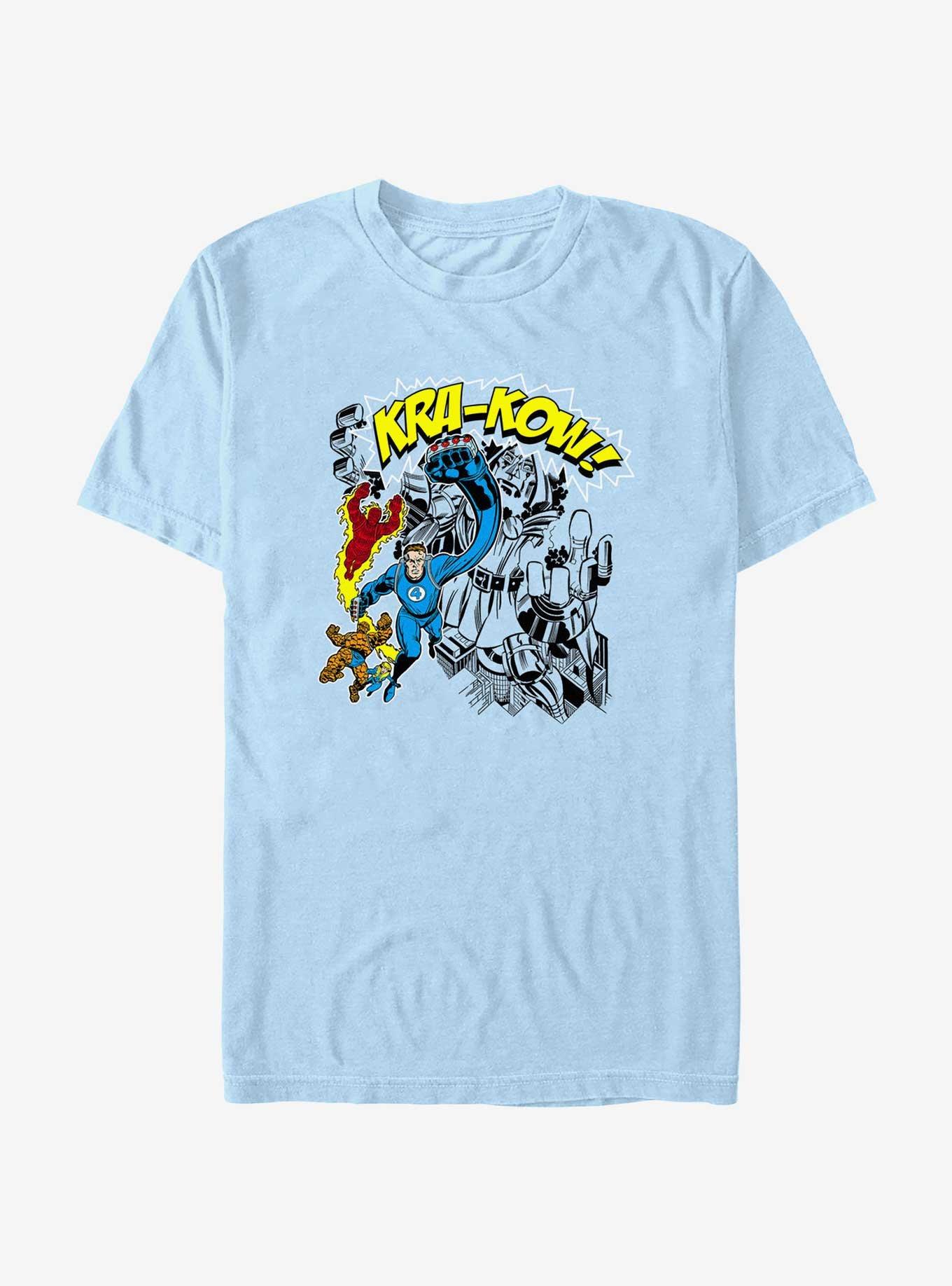 Marvel Fantastic Four Kra-Kow Fight T-Shirt, LT BLUE, hi-res