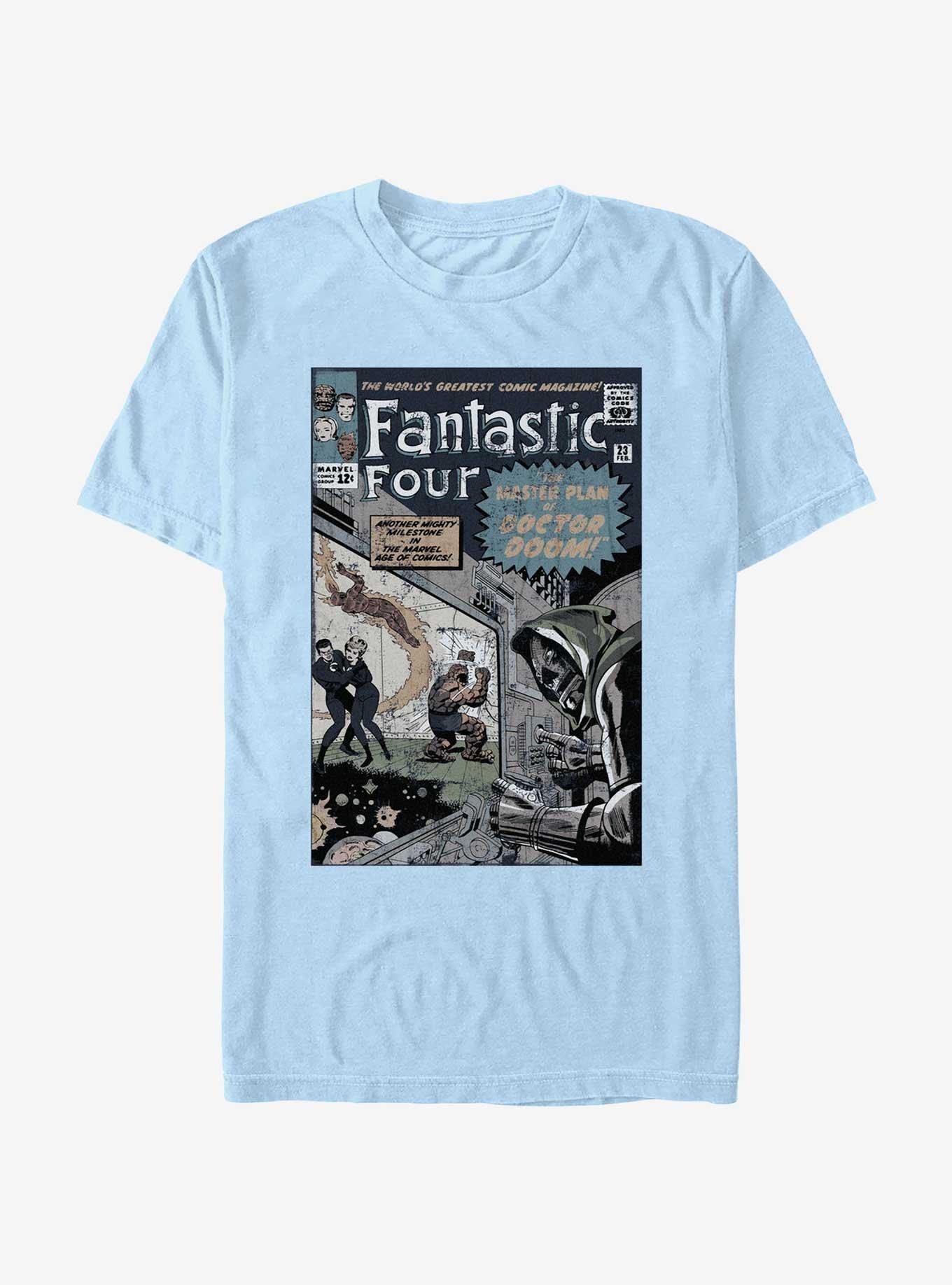 Marvel Fantastic Four Master Plan T-Shirt, LT BLUE, hi-res