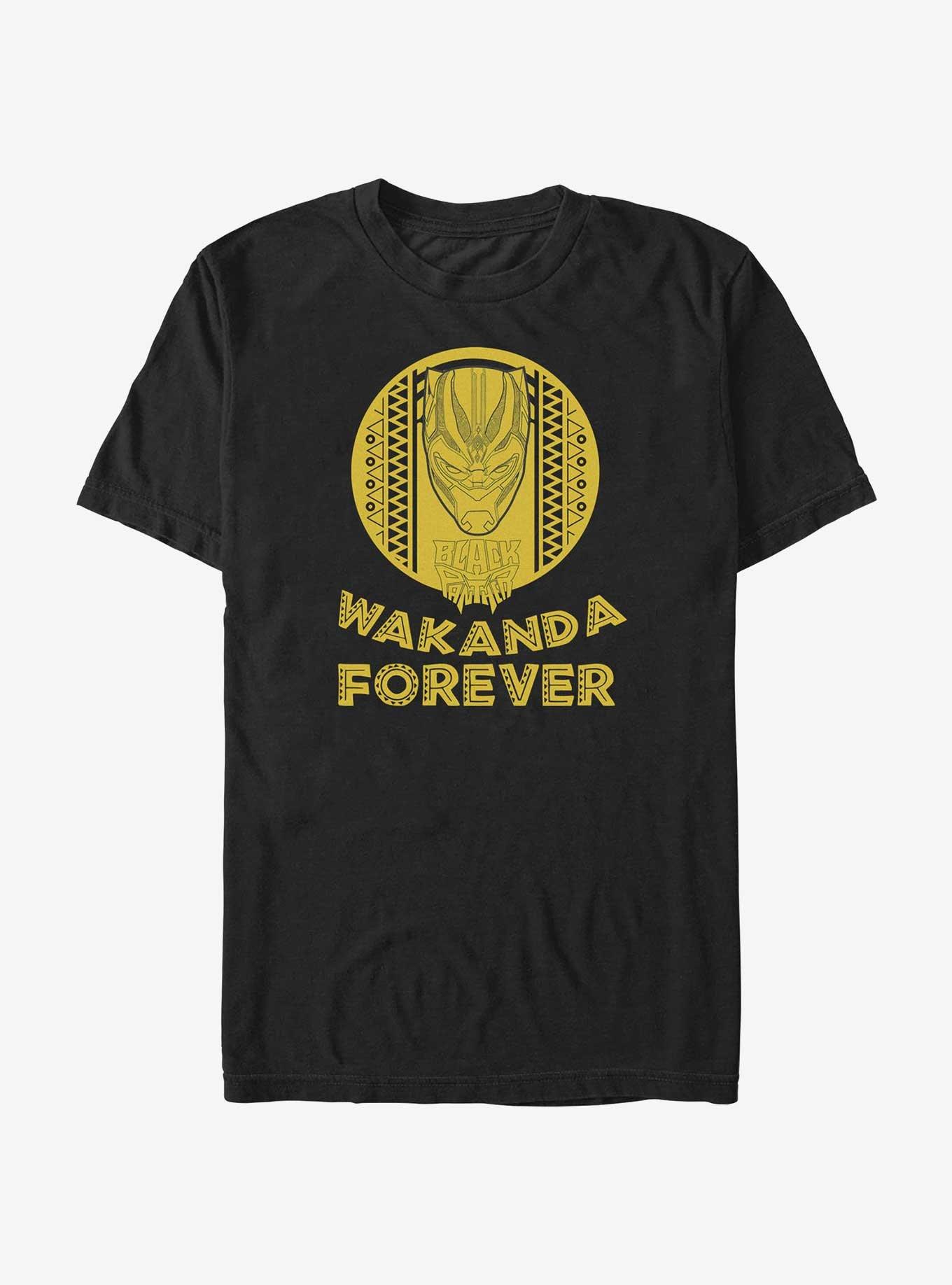 Marvel Black Panther Wakanda Forever Badge T-Shirt, , hi-res