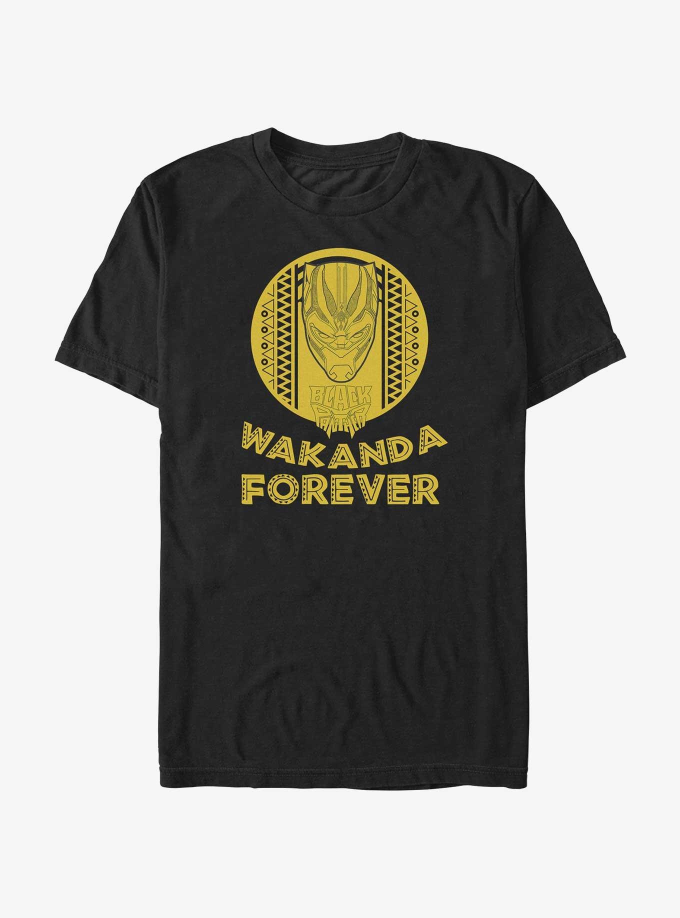 Marvel Black Panther Wakanda Forever Badge T-Shirt, , hi-res