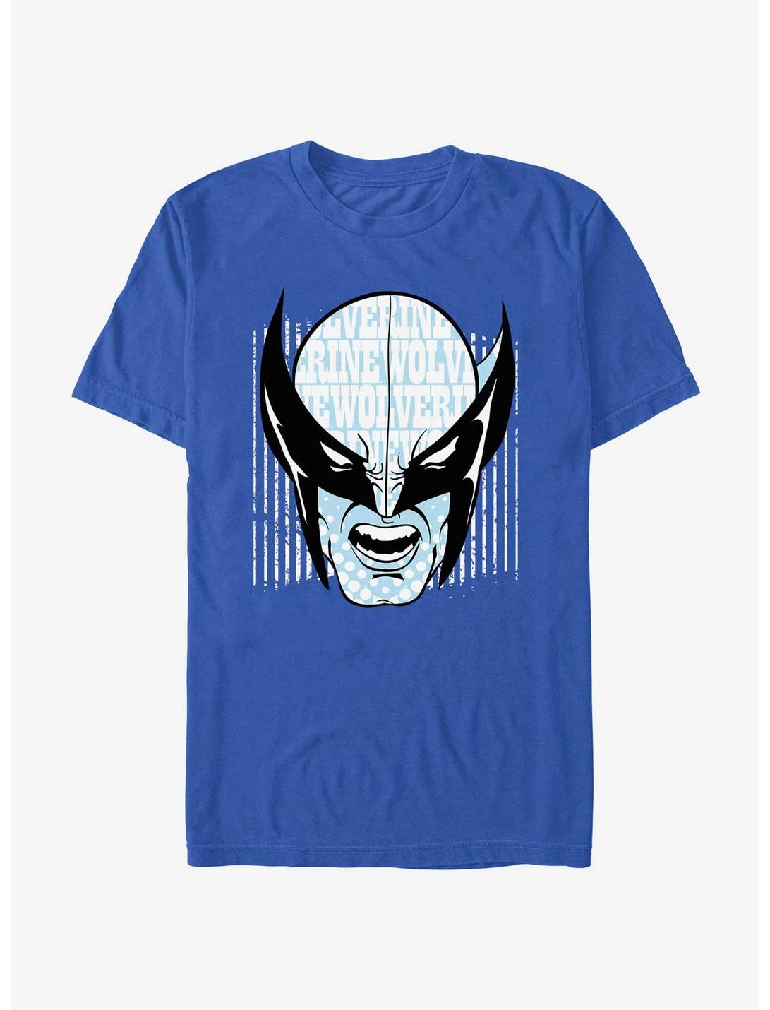 Marvel Wolverine Headshot T-Shirt, ROYAL, hi-res
