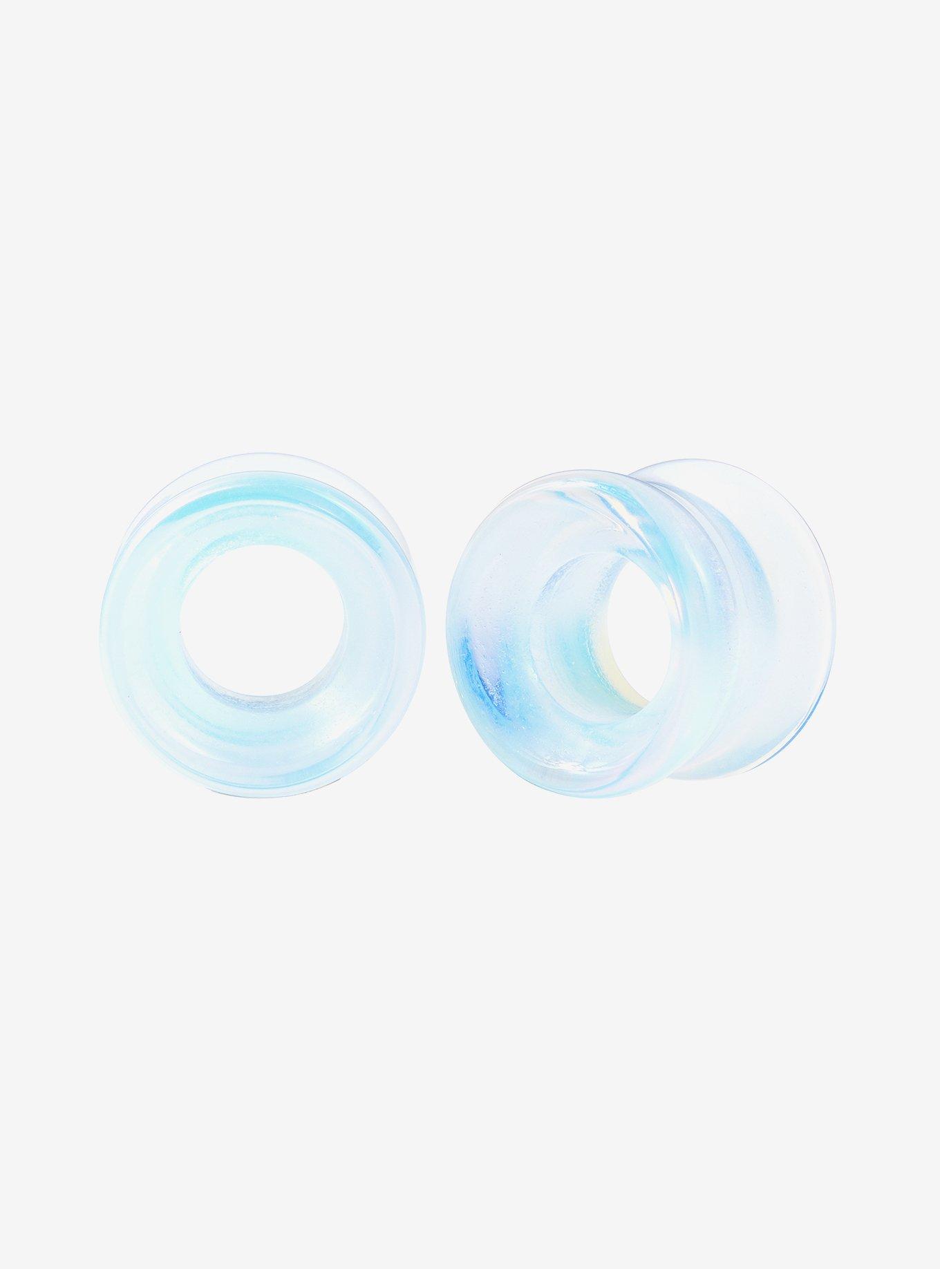 Glass White Opalite Plug 2 Pack, , hi-res