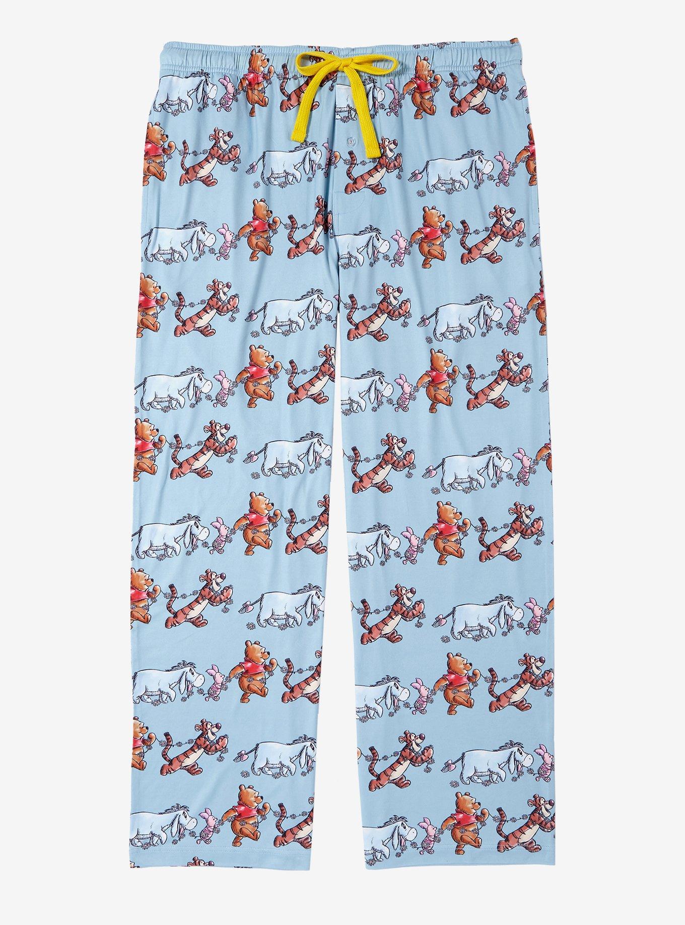 Disney Winnie the Pooh and Friends Allover Print Women's Plus Sleep Pants — BoxLunch Exclusive