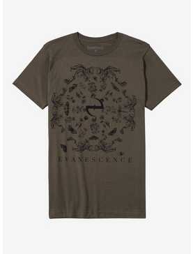 Evanescence Moths & Flowers Boyfriend Fit Girls T-Shirt, , hi-res