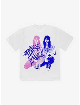 Billie Eilish Pink & Blue Double Boyfriend Fit Girls T-Shirt, , hi-res