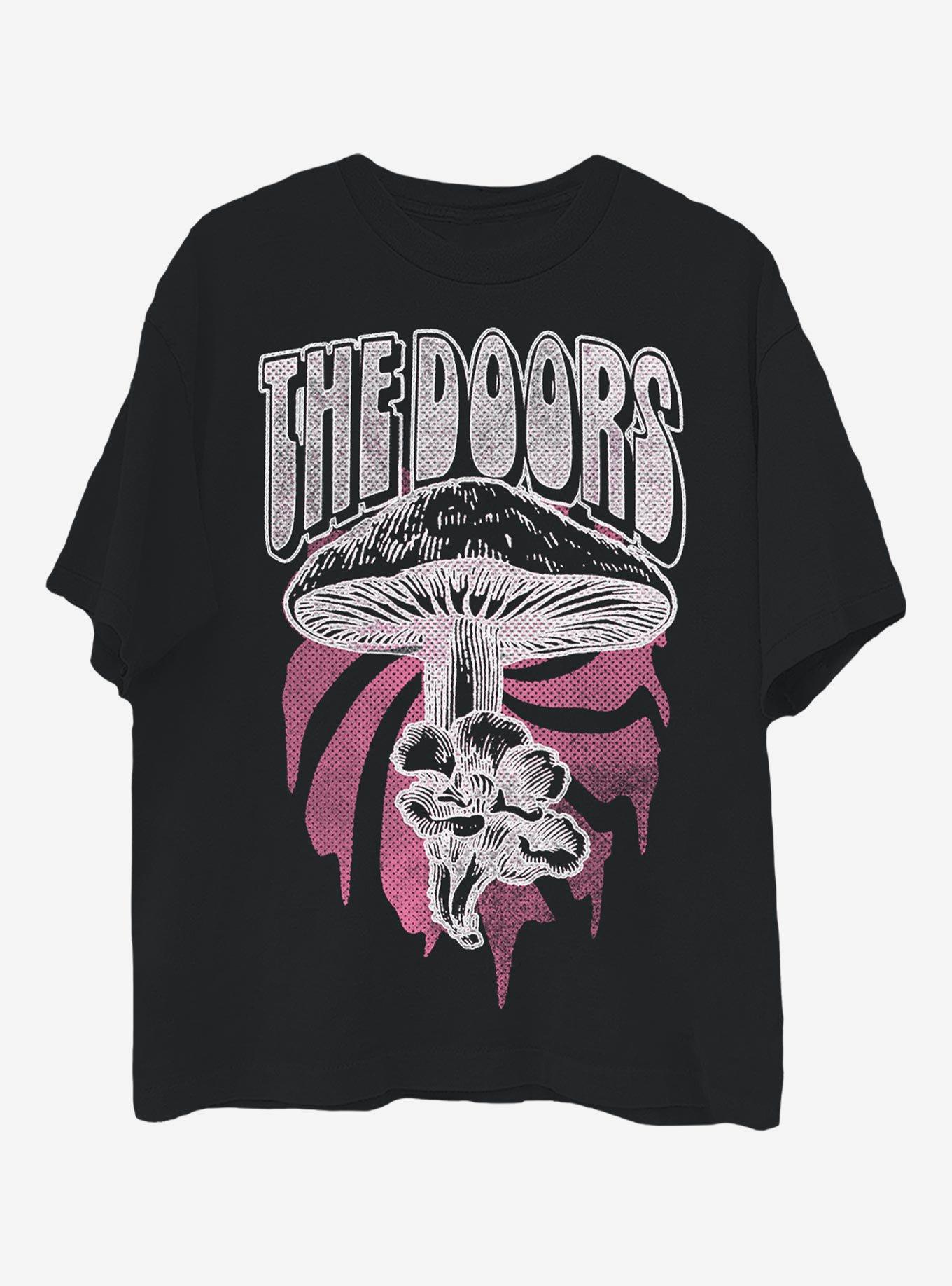 The Doors Mushrooms Boyfriend Fit Girls T-Shirt | Hot Topic, image size:1360x1836