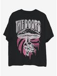 The Doors Mushrooms Boyfriend Fit Girls T-Shirt, BLACK, hi-res