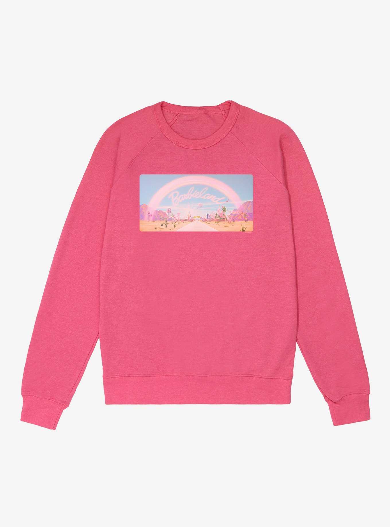 Barbie Movie Road To Barbieland Postcard French Terry Sweatshirt, , hi-res