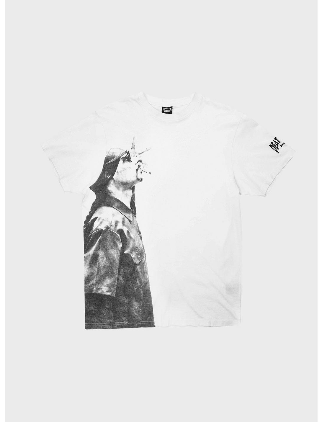 Death Row Records Snoop Dogg Profile T-Shirt, BRIGHT WHITE, hi-res