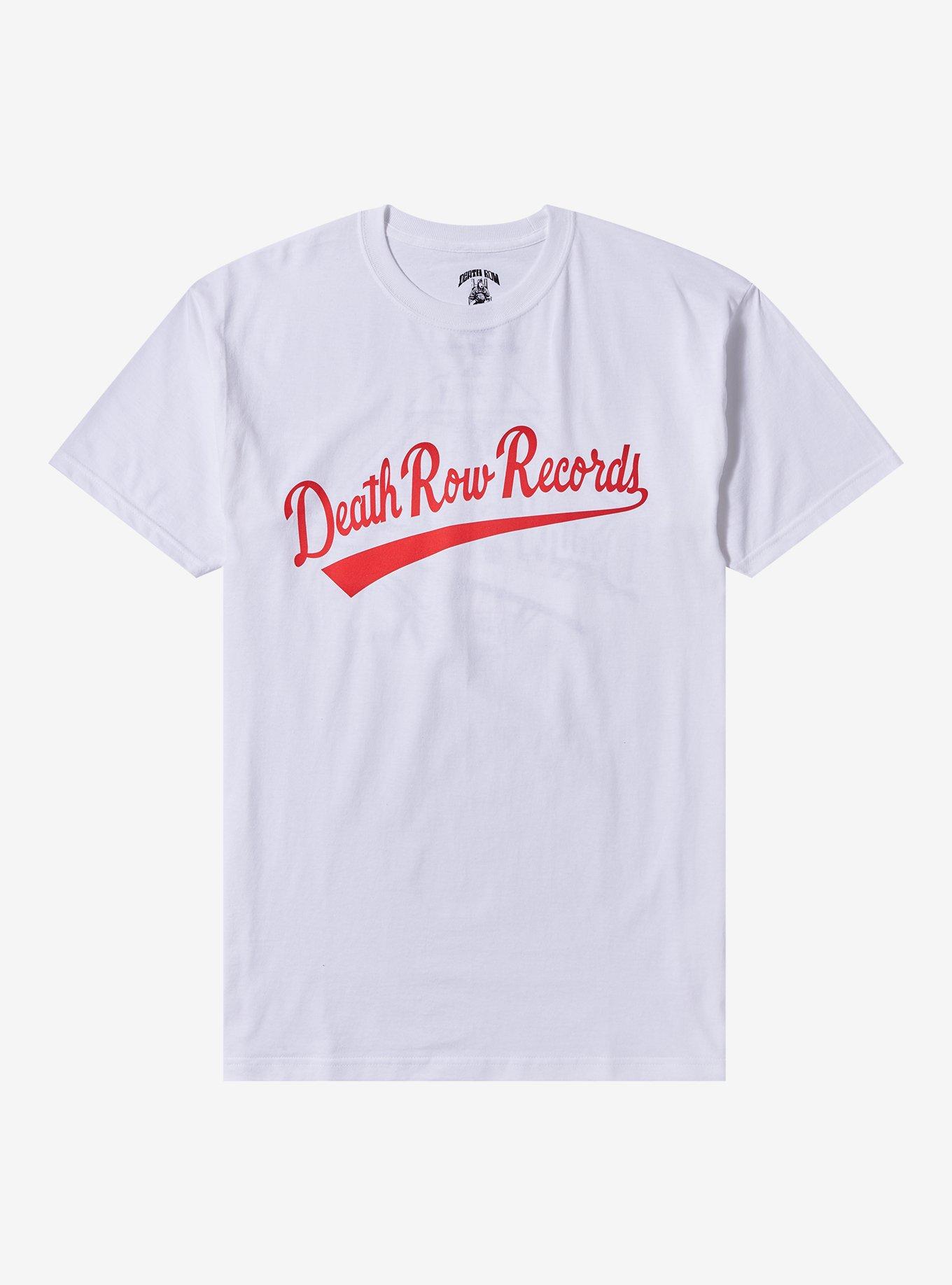 Death Row Records Logo T-Shirt, BRIGHT WHITE, hi-res