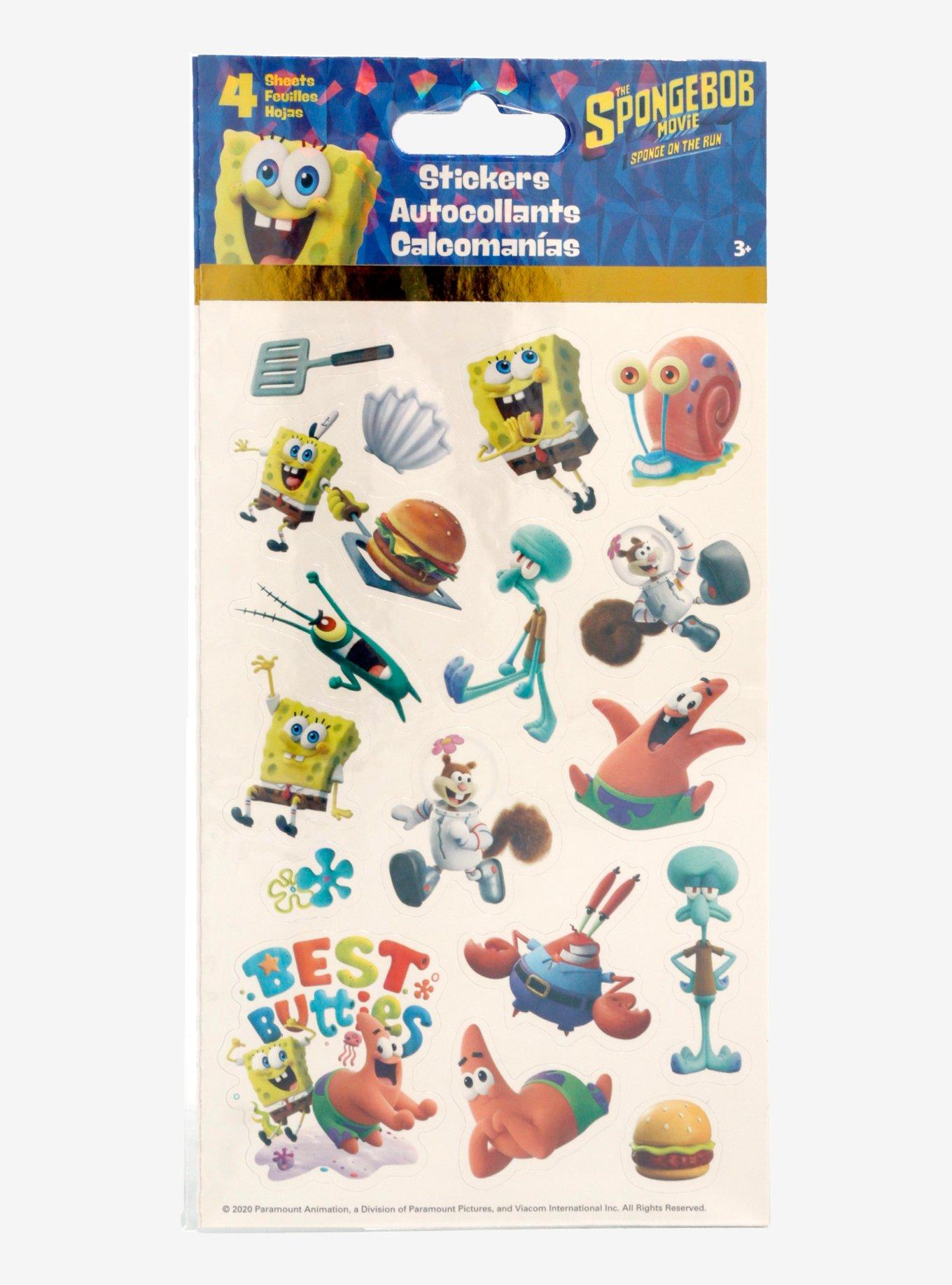 The SpongeBob Movie: Sponge On The Run Sticker Sheet, , hi-res