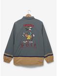 Disney Goofy Golf Embroidered Jacket — BoxLunch Exclusive, STRIPE - TAUPE, hi-res