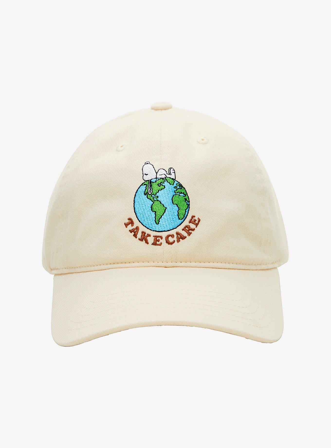 Peanuts Snoopy Earth Take Care Cap - BoxLunch Exclusive