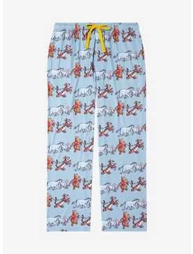 Disney Winnie the Pooh and Friends Marching Allover Print Sleep Pants — BoxLunch Exclusive, , hi-res