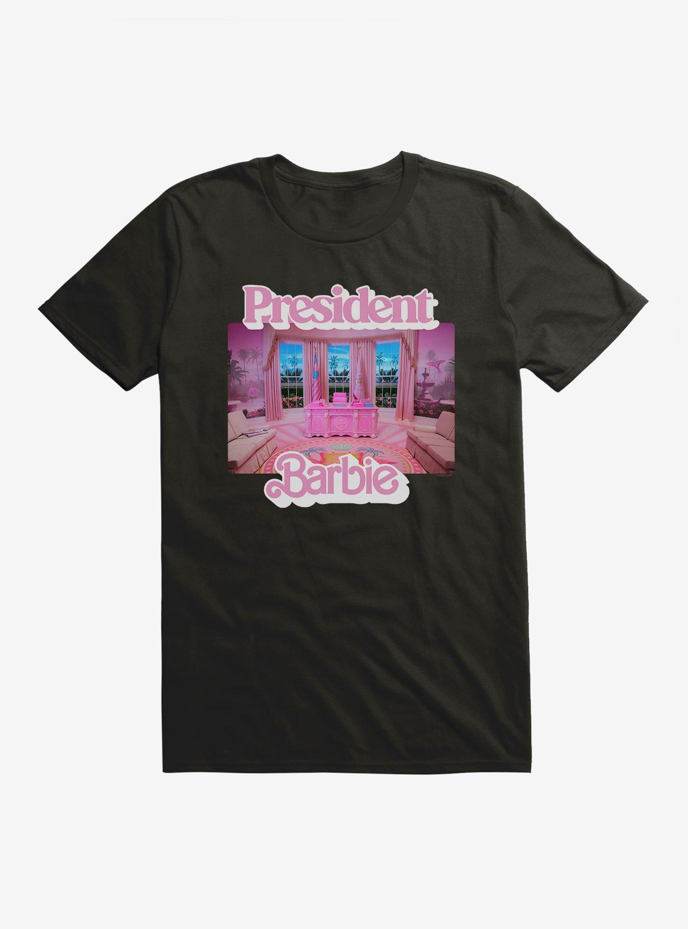 Barbie Movie President Pink Oval Office T-Shirt
