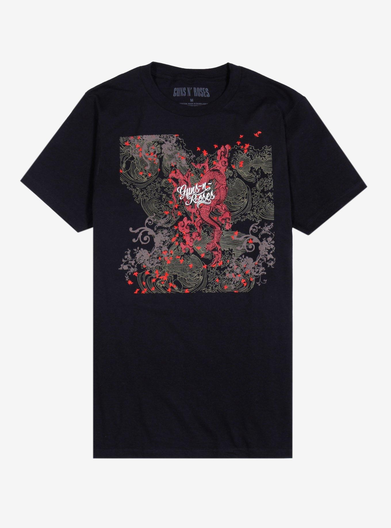 Guns N' Roses Falling Leaves Boyfriend Fit Girls T-Shirt, , hi-res