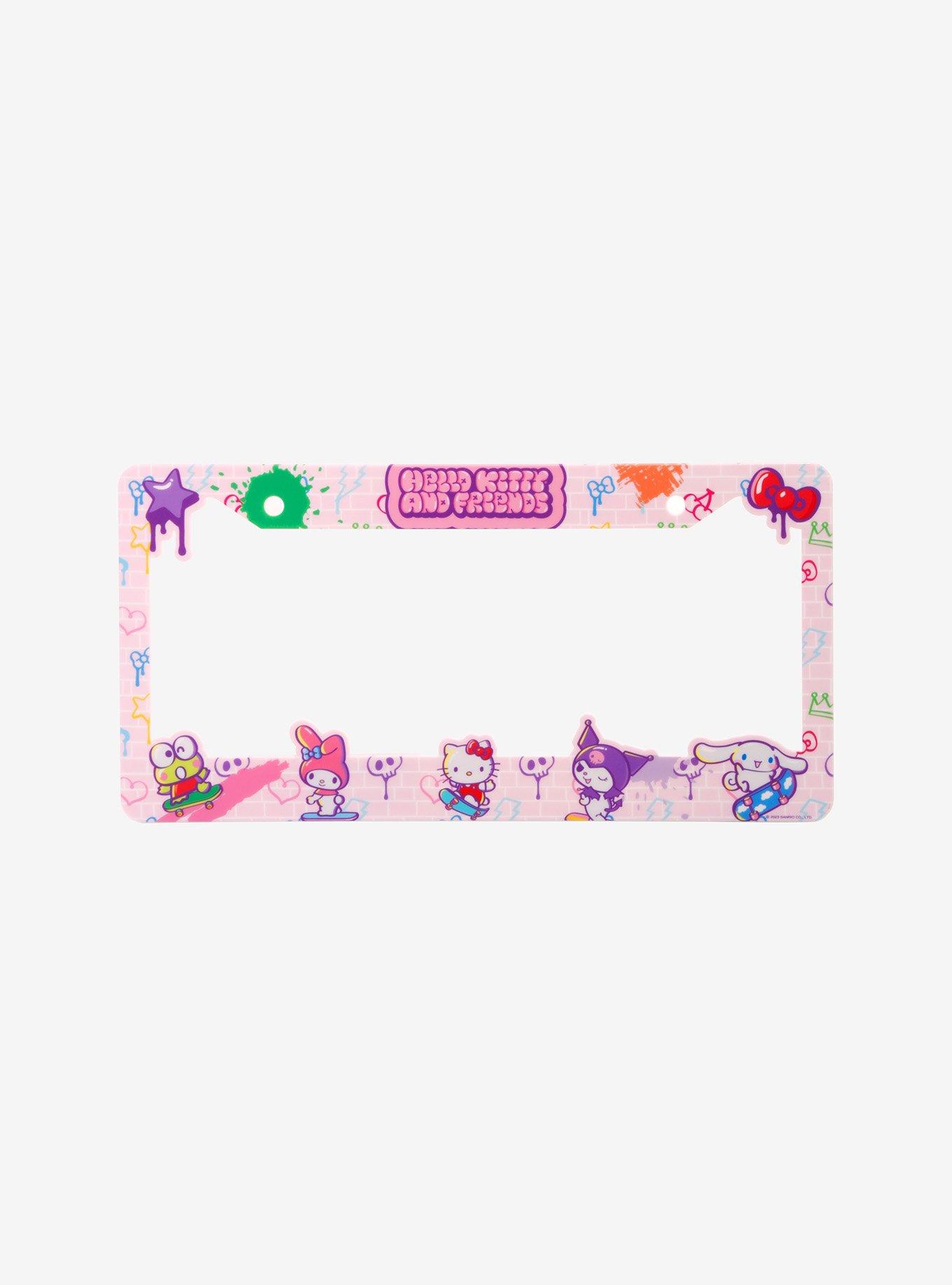 Hello Kitty And Friends Graffiti License Plate Frame | Hot Topic
