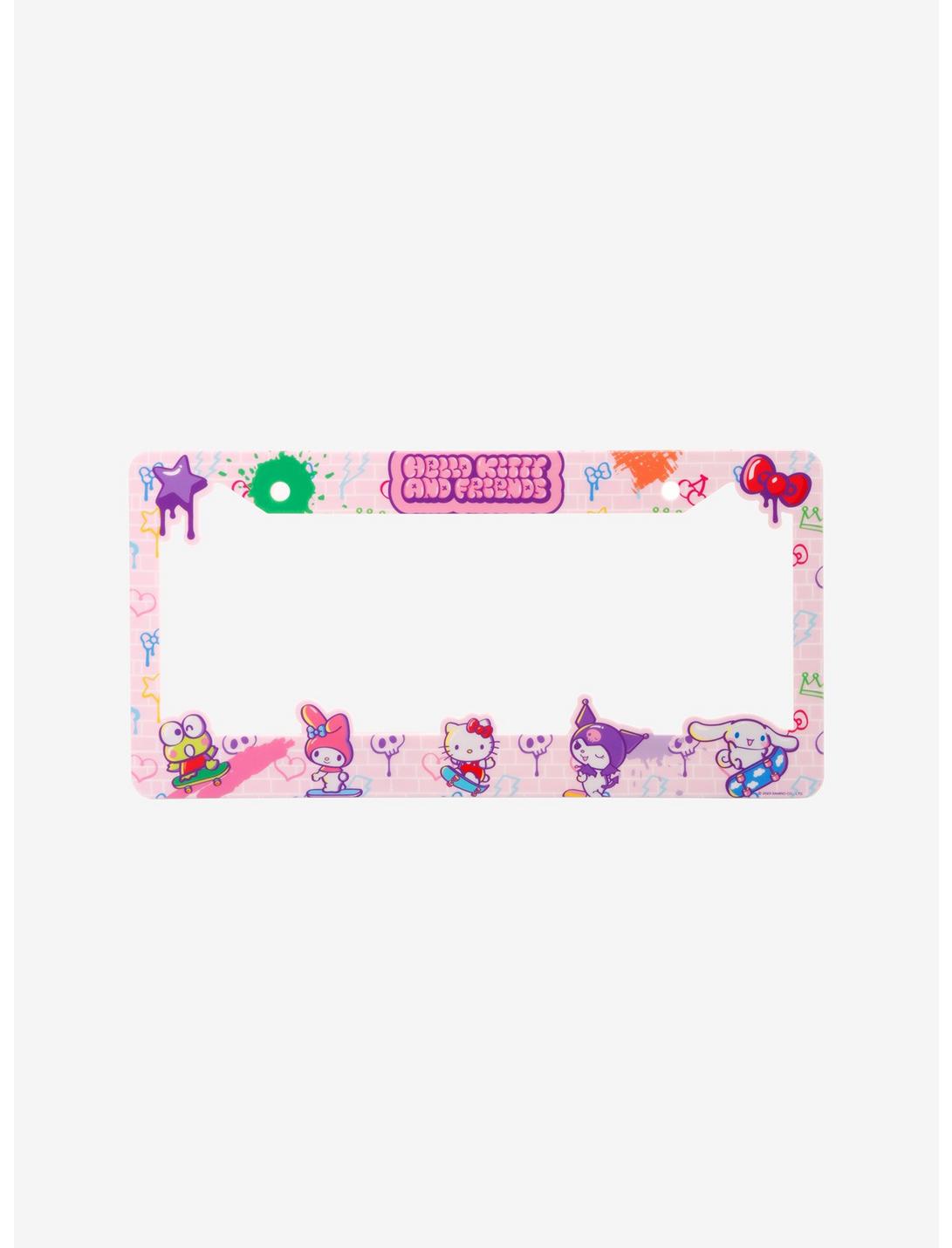 Hello Kitty And Friends Graffiti License Plate Frame, , hi-res