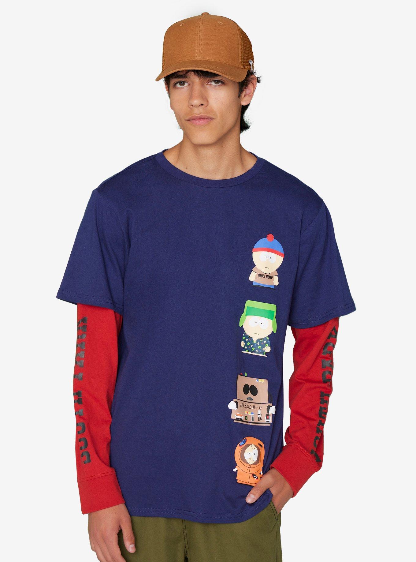 South Park Character Outfits Long-Sleeve Twofer, MULTI, hi-res