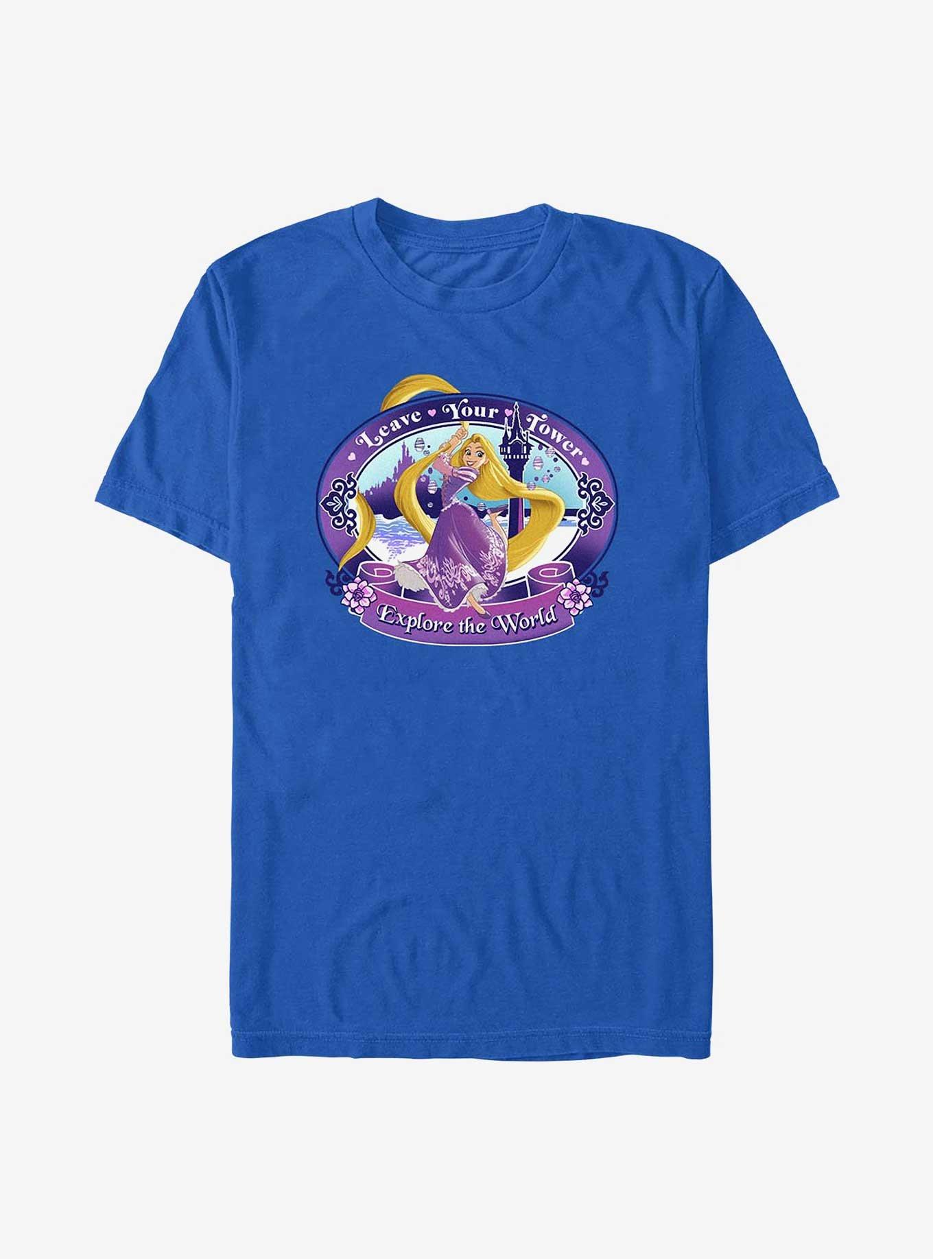 Disney Tangled Rapunzel Leave Your Tower T-Shirt, ROYAL, hi-res