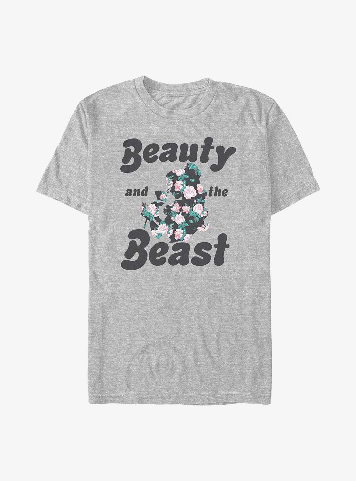 Disney Beauty and the Beast Belle Floral Fill T-Shirt