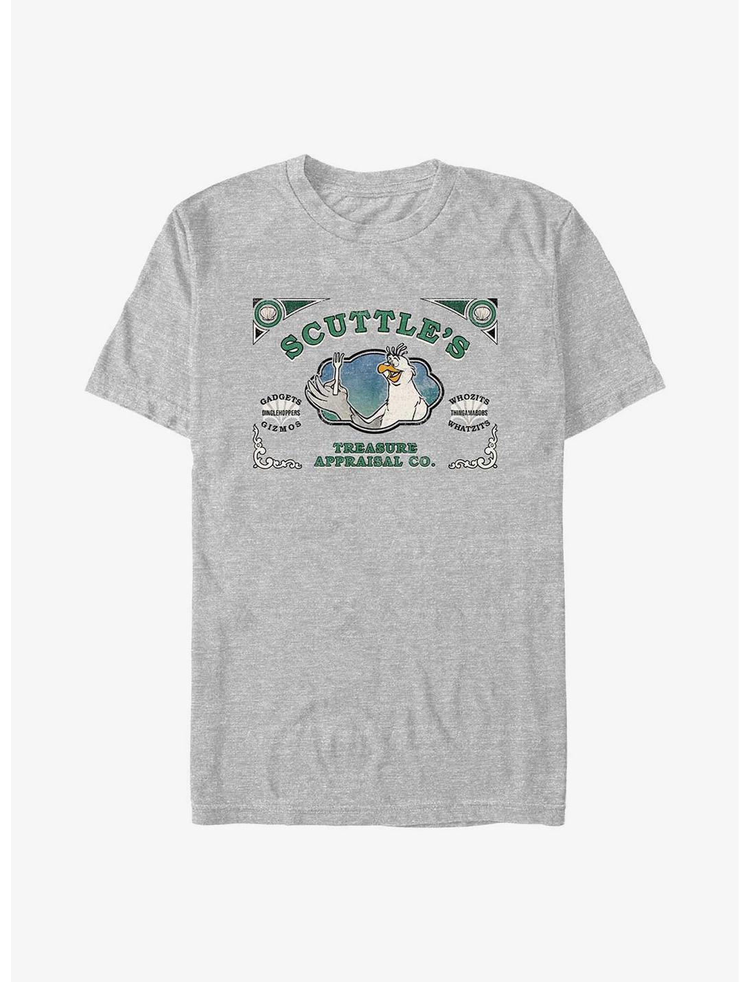 Disney The Little Mermaid Scuttle's Appraisal T-Shirt, ATH HTR, hi-res
