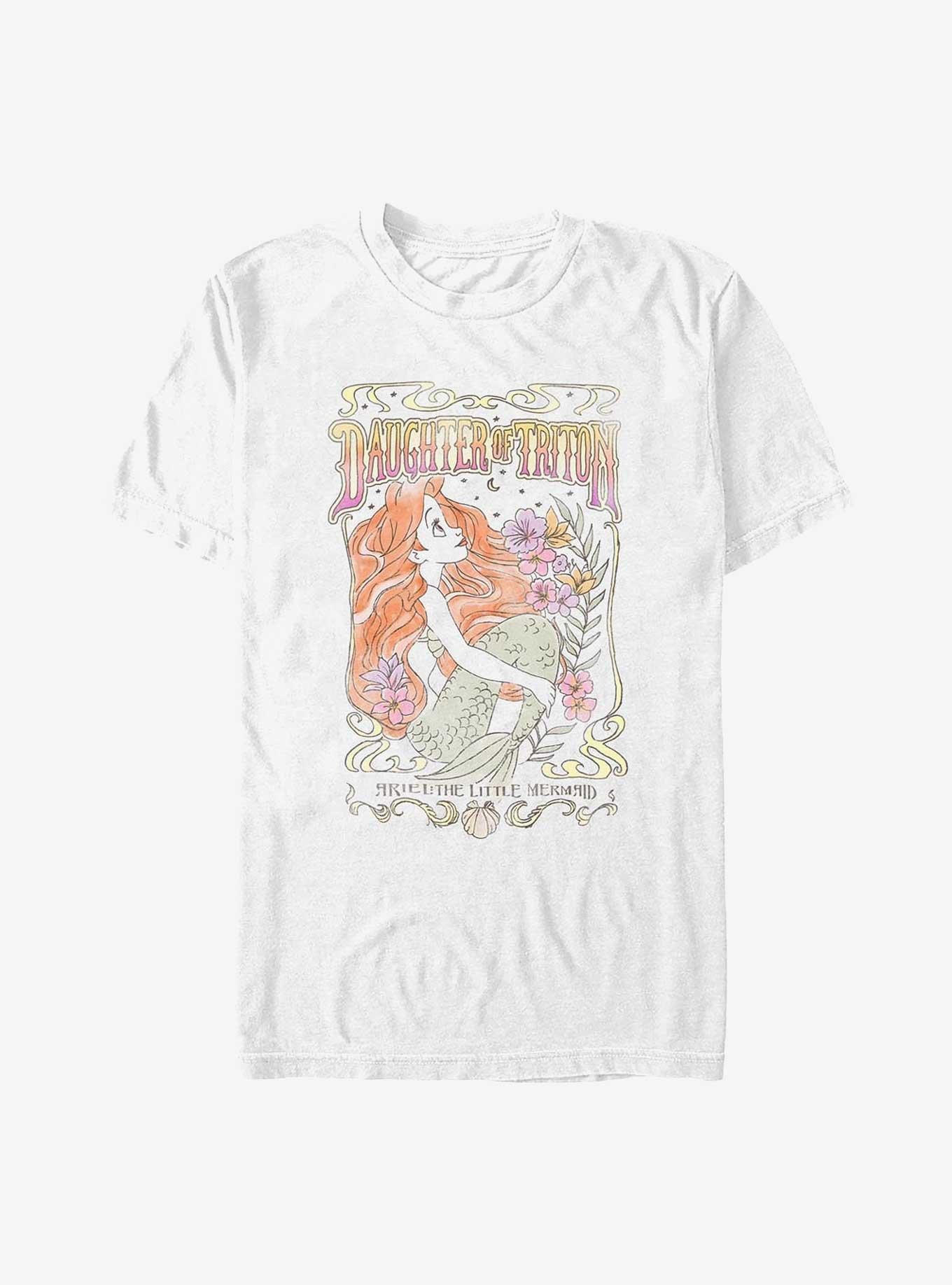 Disney The Little Mermaid Ariel Dreaming T-Shirt, WHITE, hi-res