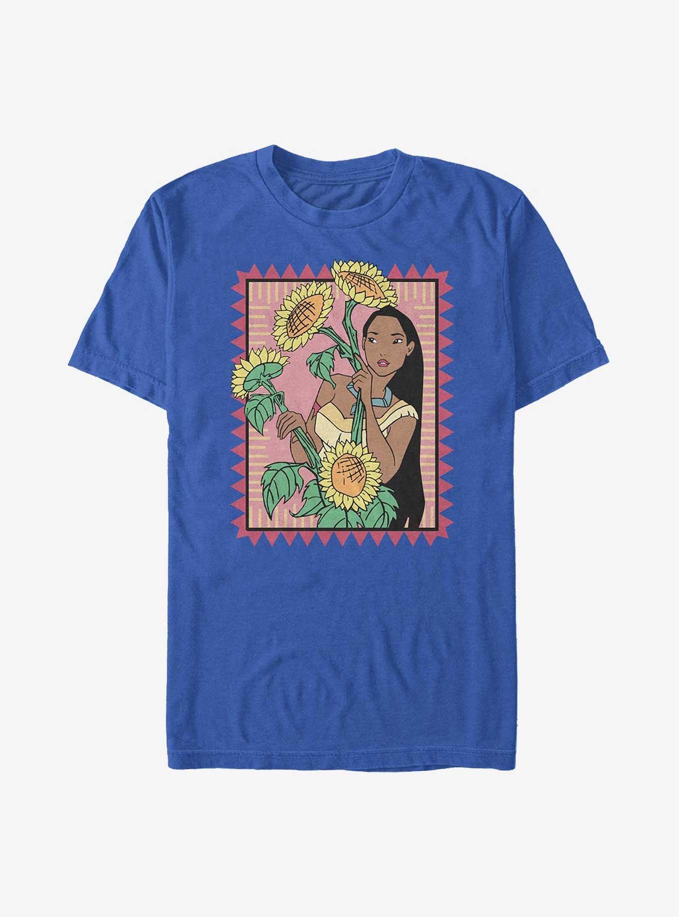 Disney Pocahontas Sunflowers T-Shirt, ROYAL, hi-res