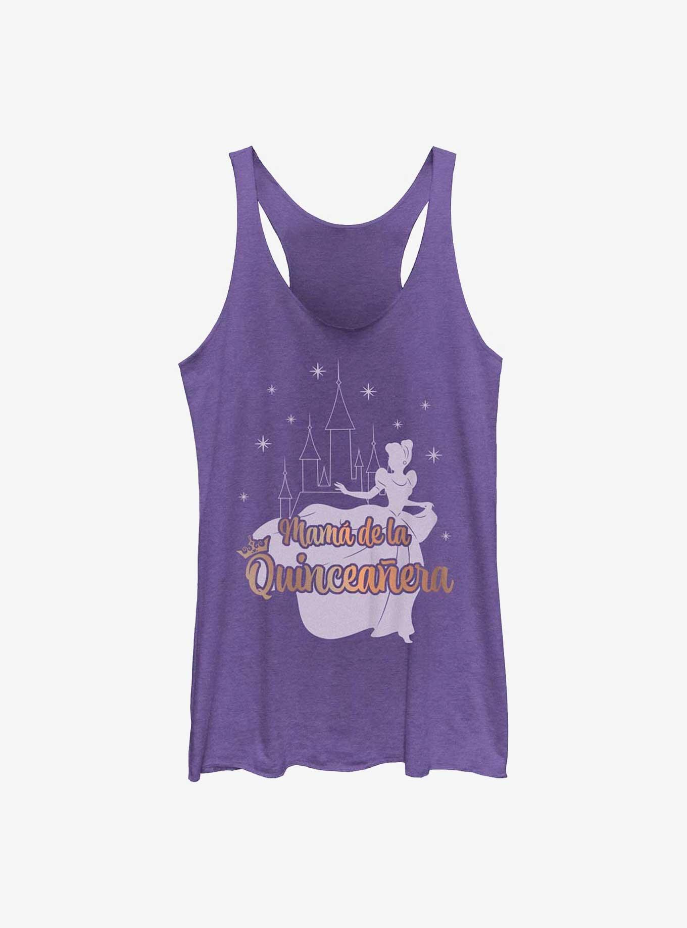 Disney Princess Cinderella Birthday Quinceanera Mom Girls Tank, PUR HTR, hi-res