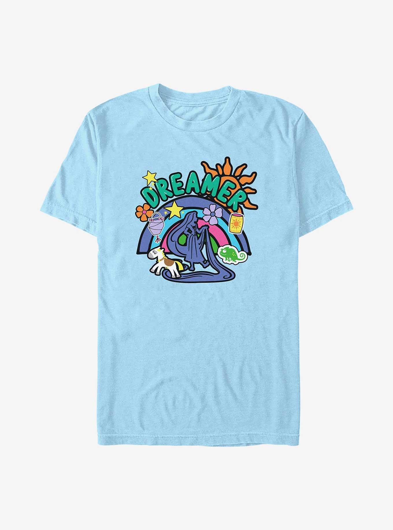 Disney Tangled Rapunzel Dreamer T-Shirt, LT BLUE, hi-res