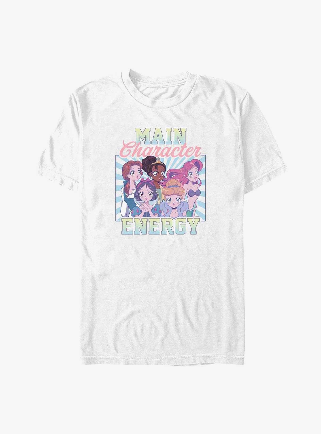 Disney Cinderella Main Character Energy T-Shirt, WHITE, hi-res