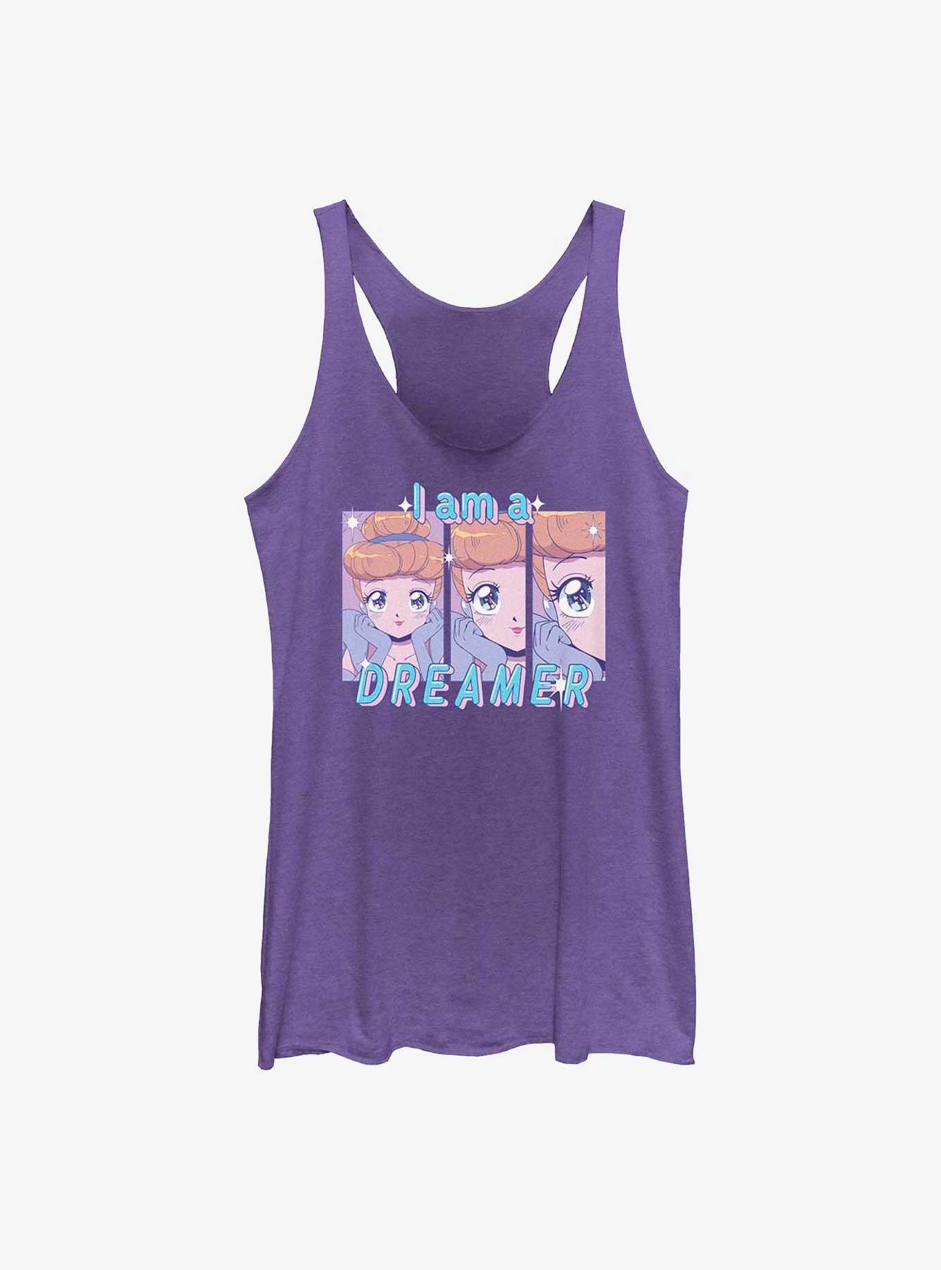 Disney Cinderella Anime Style I Am A Dreamerer Girls Tank, , hi-res