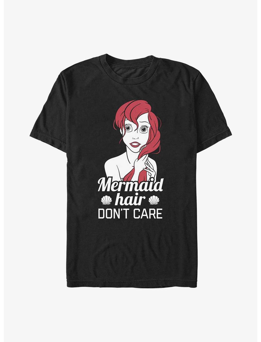 Disney The Little Mermaid Mermaid Hair Don't Care T-Shirt, BLACK, hi-res