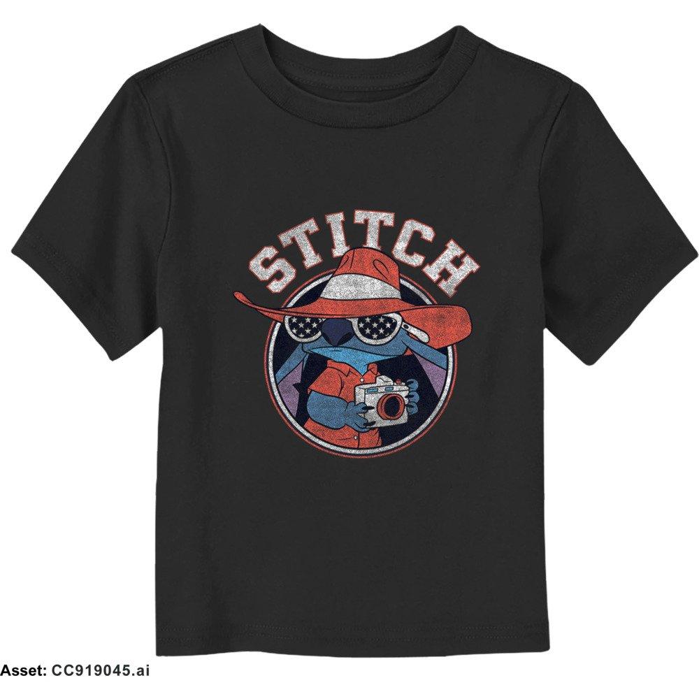 Disney Lilo & Stitch Tourist Disguise Toddler T-Shirt, BLACK, hi-res